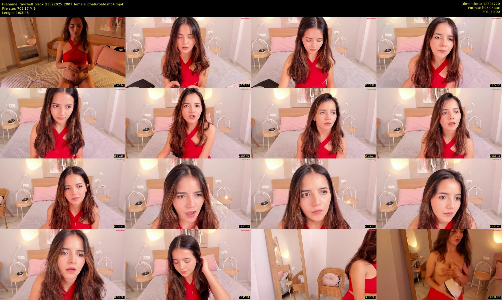 raychell_black — 64 minute Chaturbate female cam show recording, 720p, Feb 23, 2025