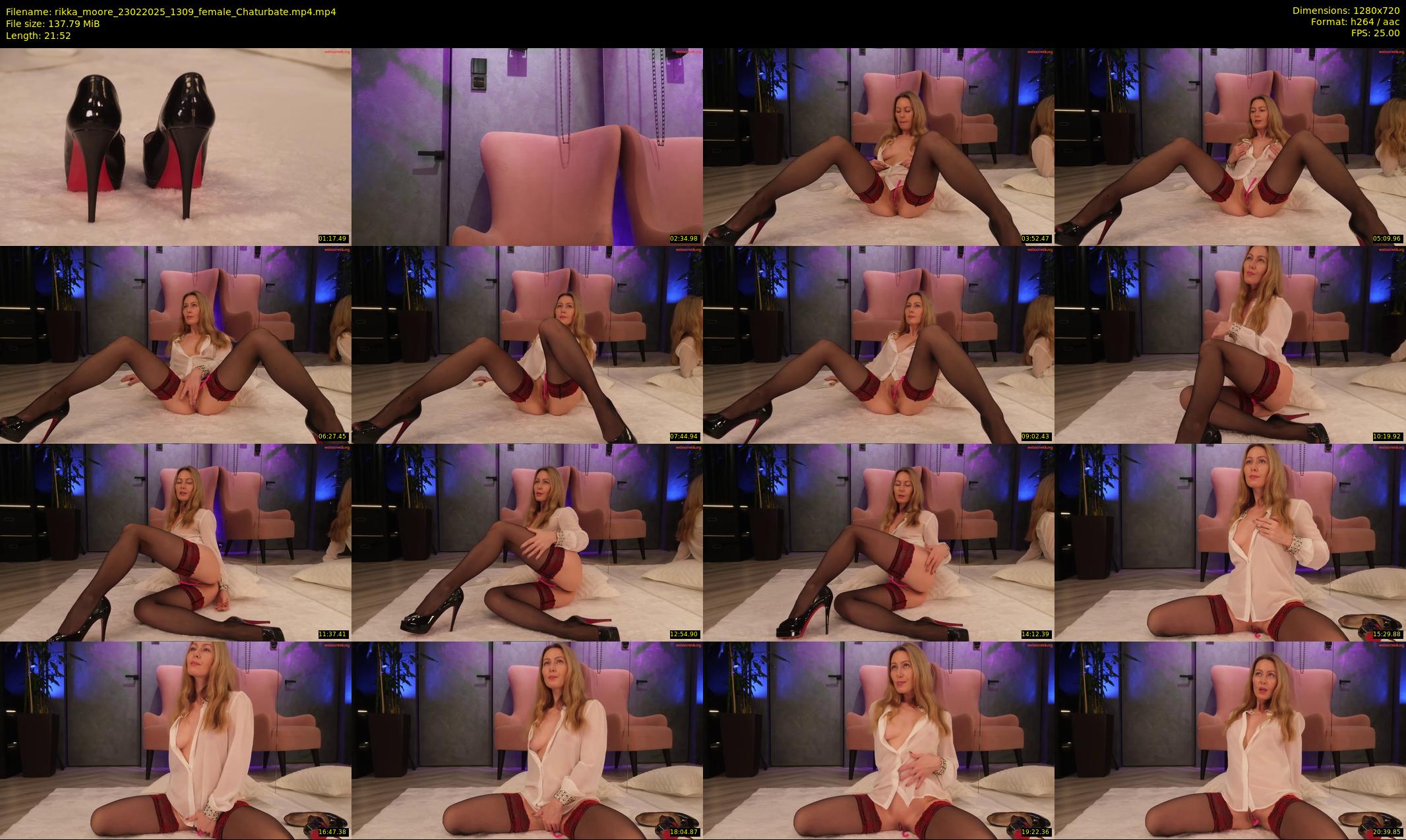 rikka_moore — 22 minute Chaturbate female cam show recording, 720p, Feb 23, 2025