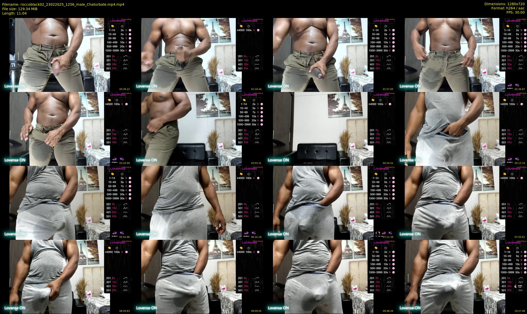 roccoblack02 — 12 minute Chaturbate male cam show recording, 720p, Feb 23, 2025