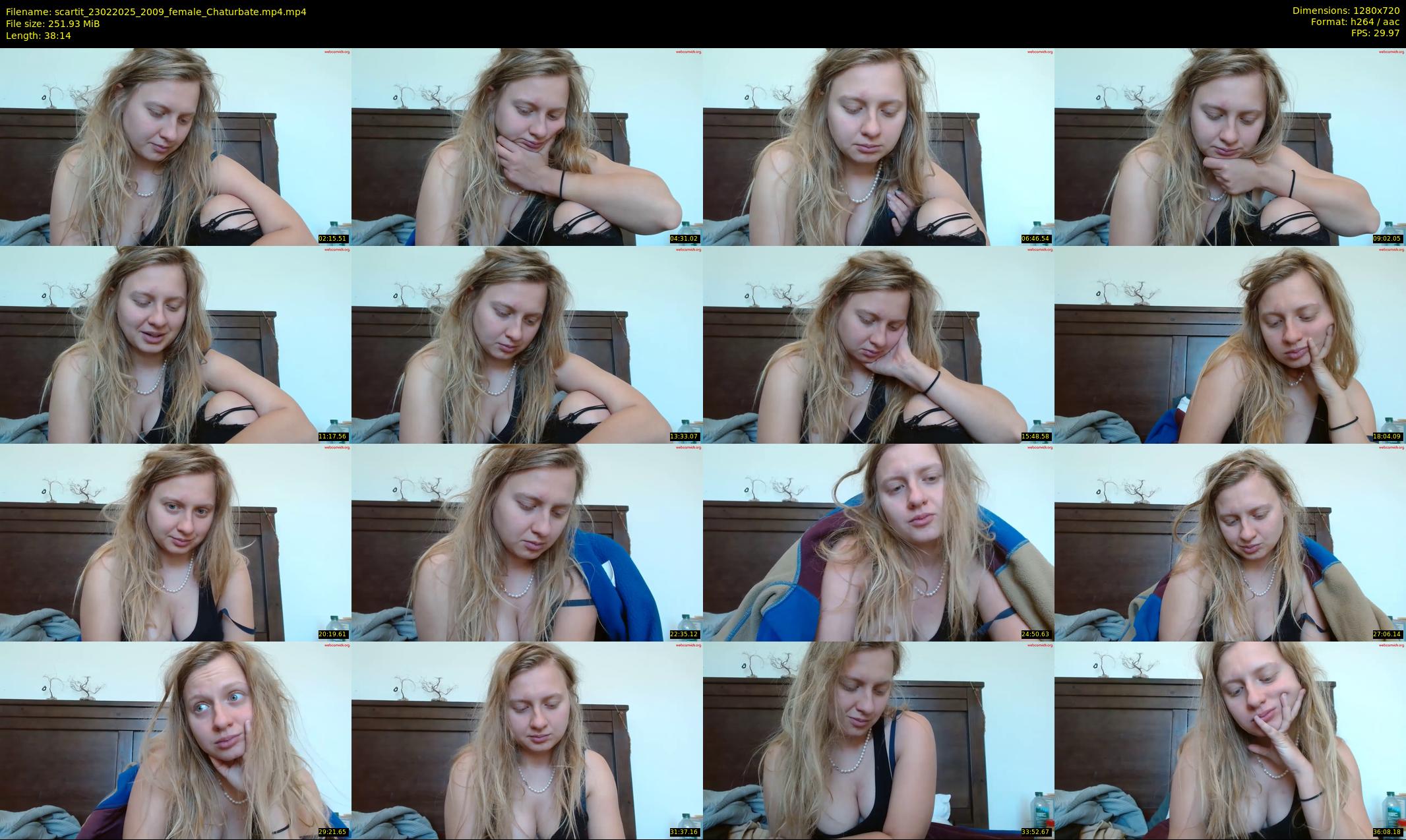 scartit — 39 minute Chaturbate female cam show recording, 720p, Feb 23, 2025