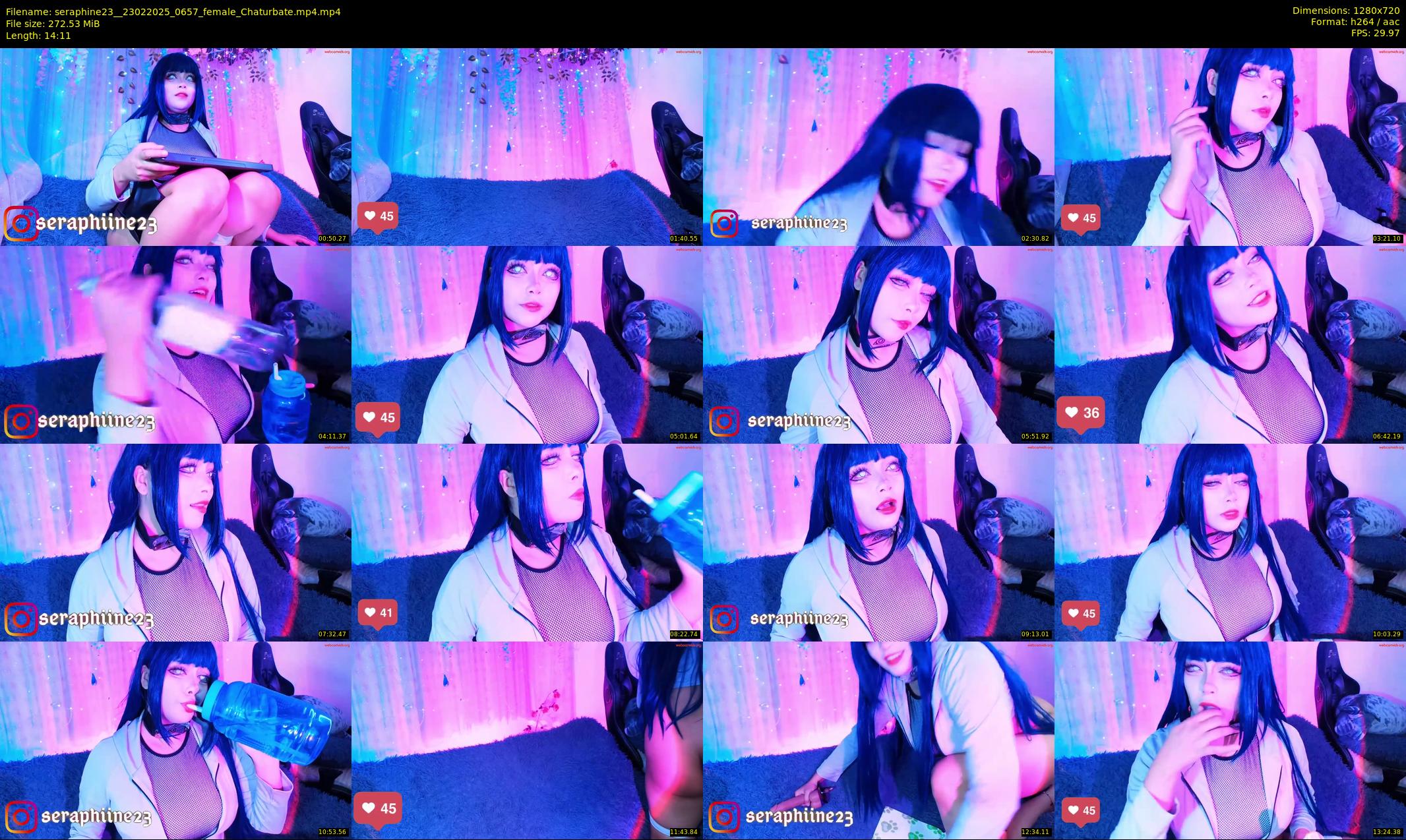 seraphine23_ — 15 minute Chaturbate female cam show recording, 720p, Feb 23, 2025