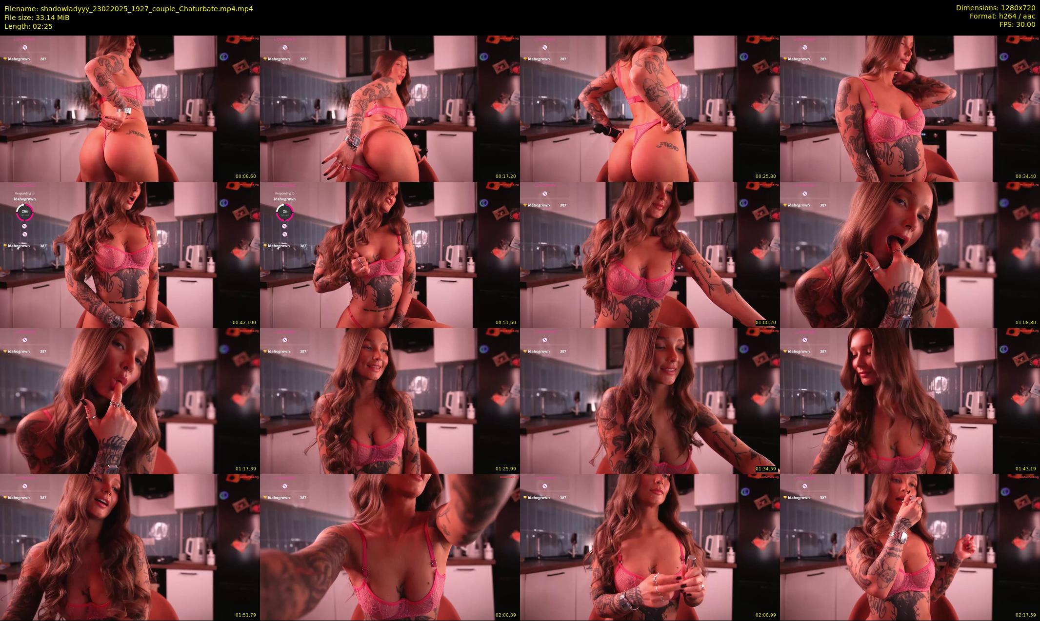 shadowladyyy — 3 minute Chaturbate couple cam show recording, 720p, Feb 23, 2025