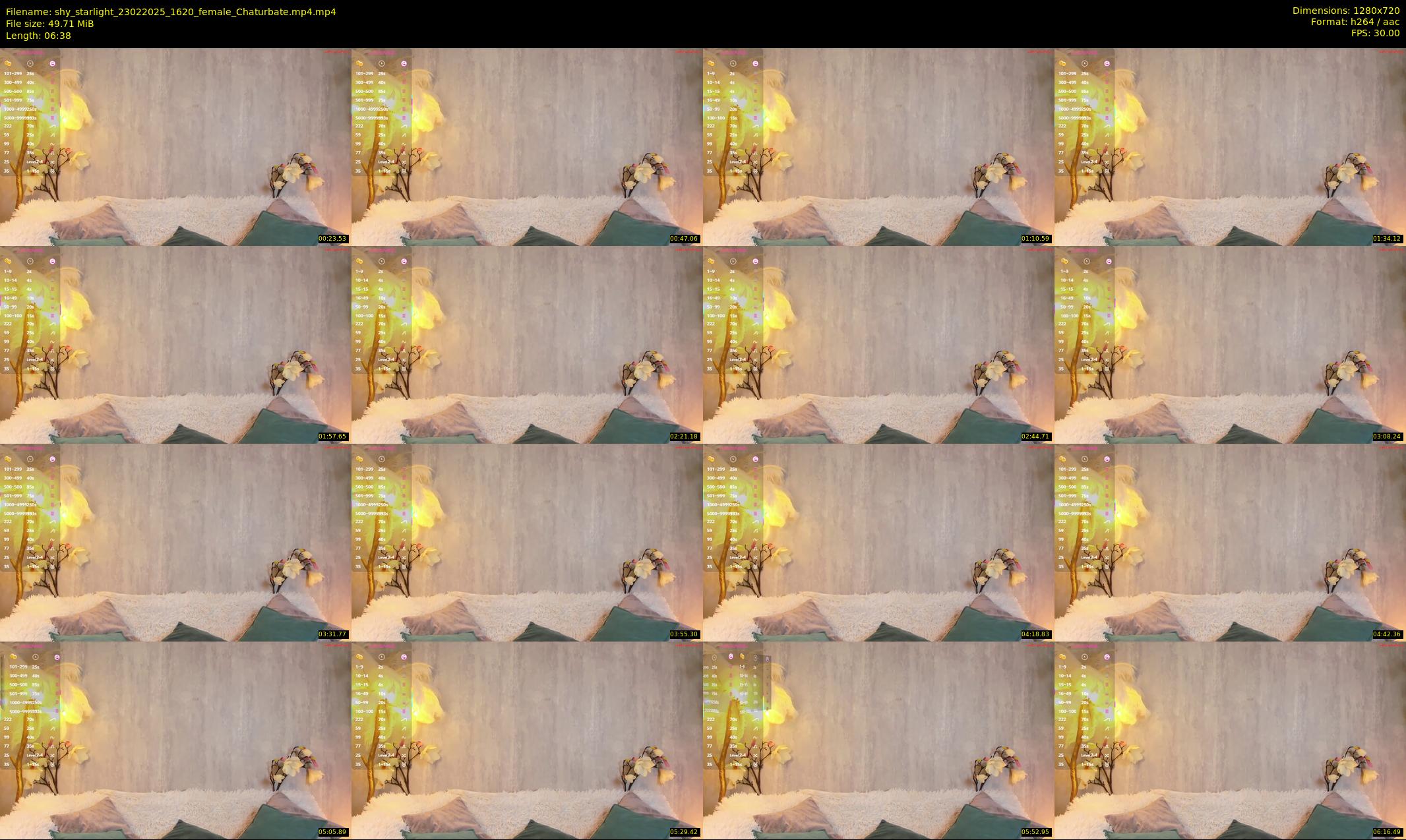 shy_starlight — 7 minute Chaturbate female cam show recording, 720p, Feb 23, 2025