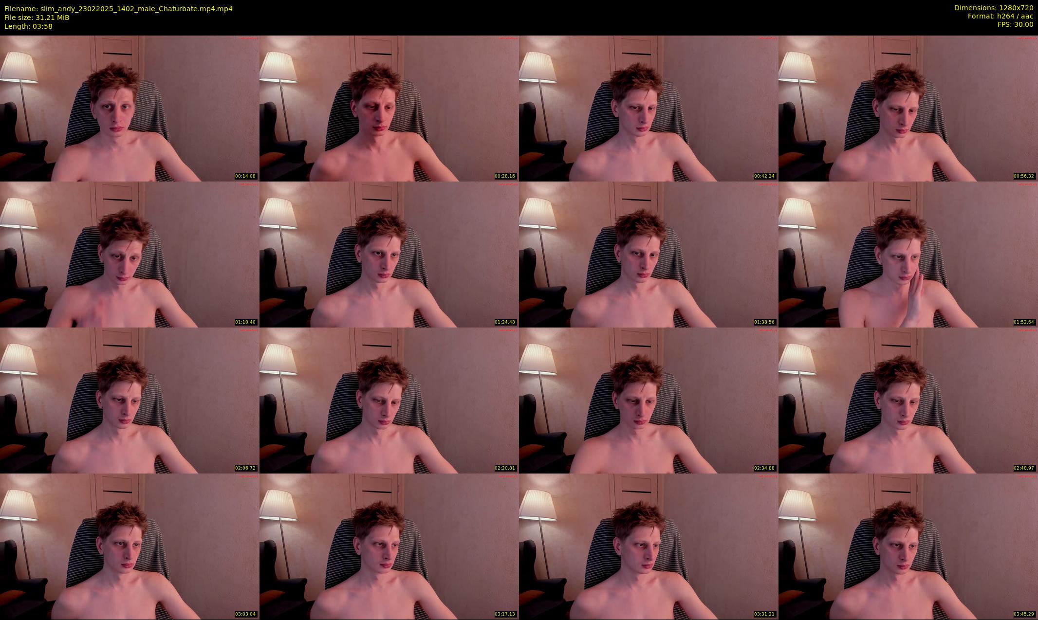 slim_andy — 4 minute Chaturbate male cam show recording, 720p, Feb 23, 2025