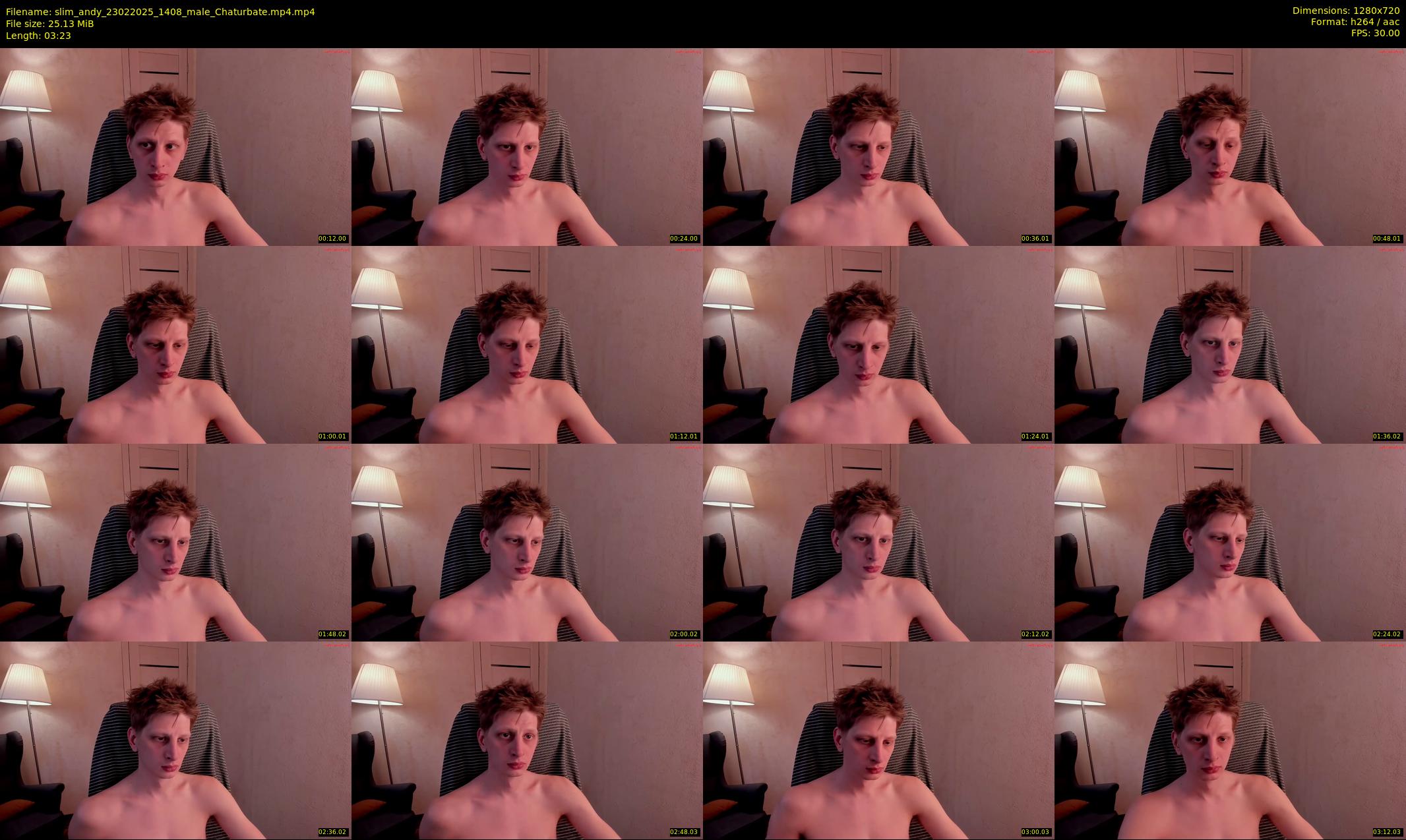 slim_andy — 4 minute Chaturbate male cam show recording, 720p, Feb 23, 2025