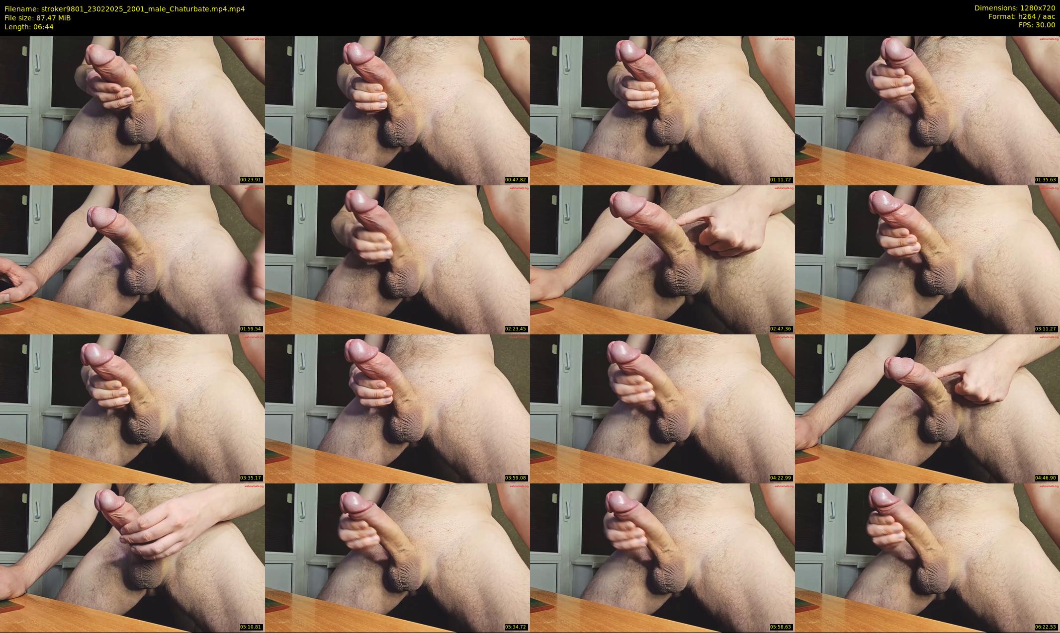 stroker9801 — 7 minute Chaturbate male cam show recording, 720p, Feb 23, 2025