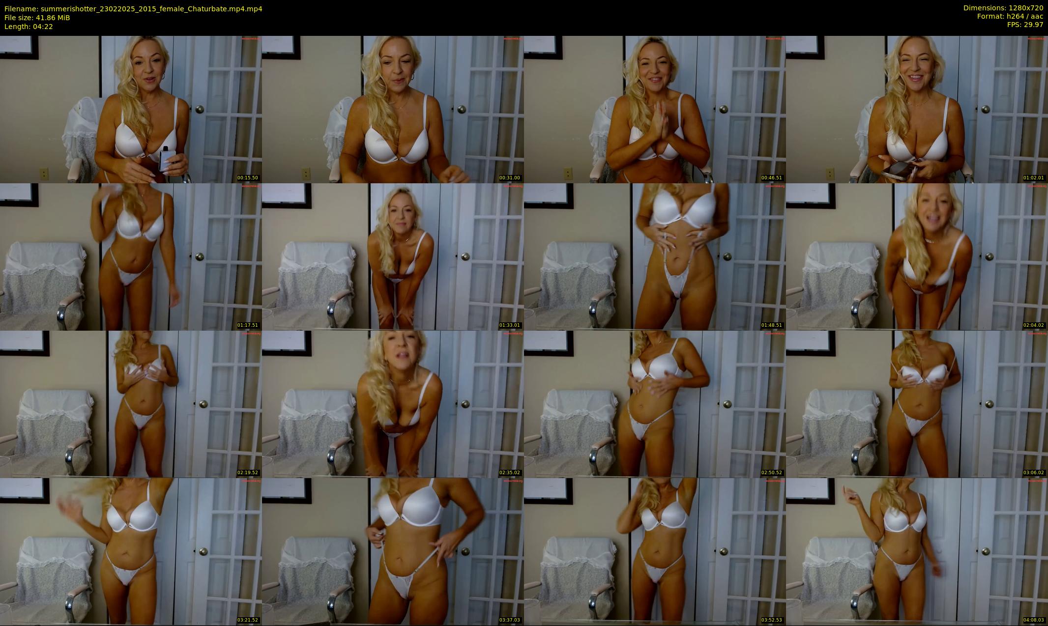 summerishotter — 5 minute Chaturbate female cam show recording, 720p, Feb 23, 2025