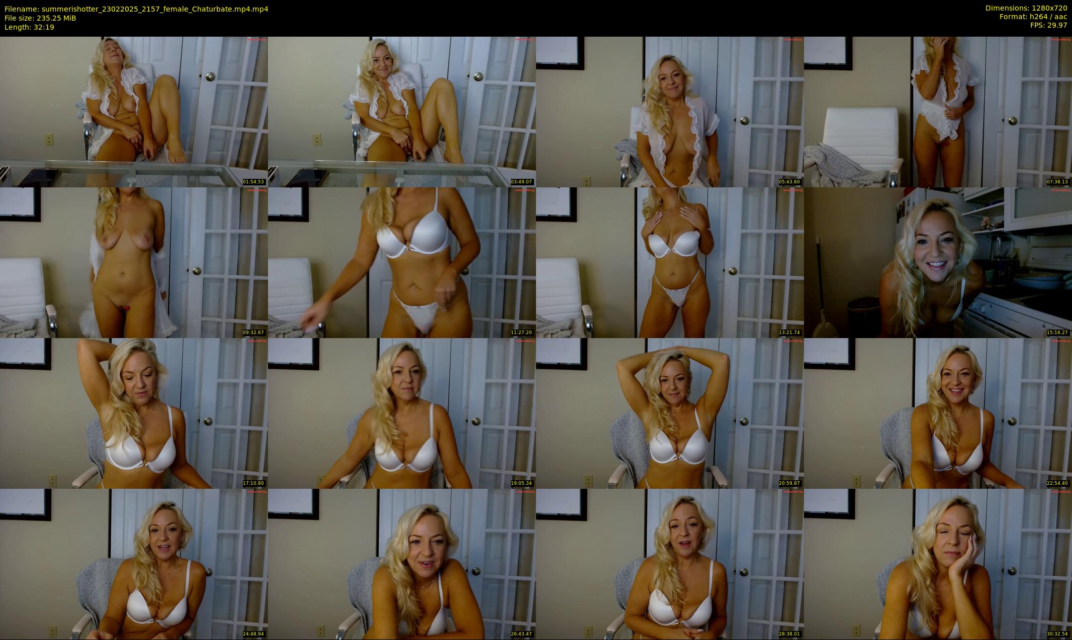 summerishotter — 33 minute Chaturbate female cam show recording, 720p, Feb 23, 2025