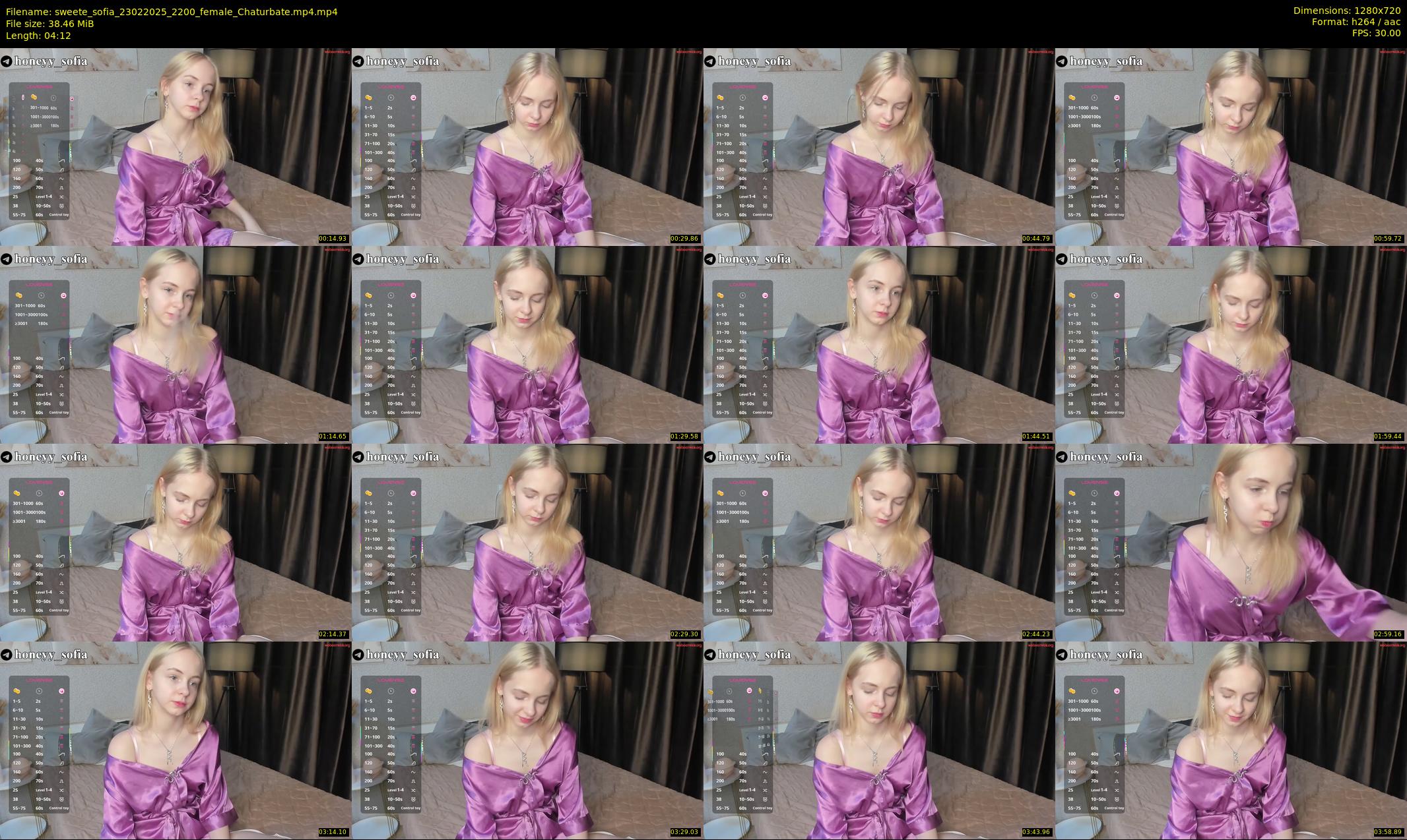 sweete_sofia — 5 minute Chaturbate female cam show recording, 720p, Feb 23, 2025