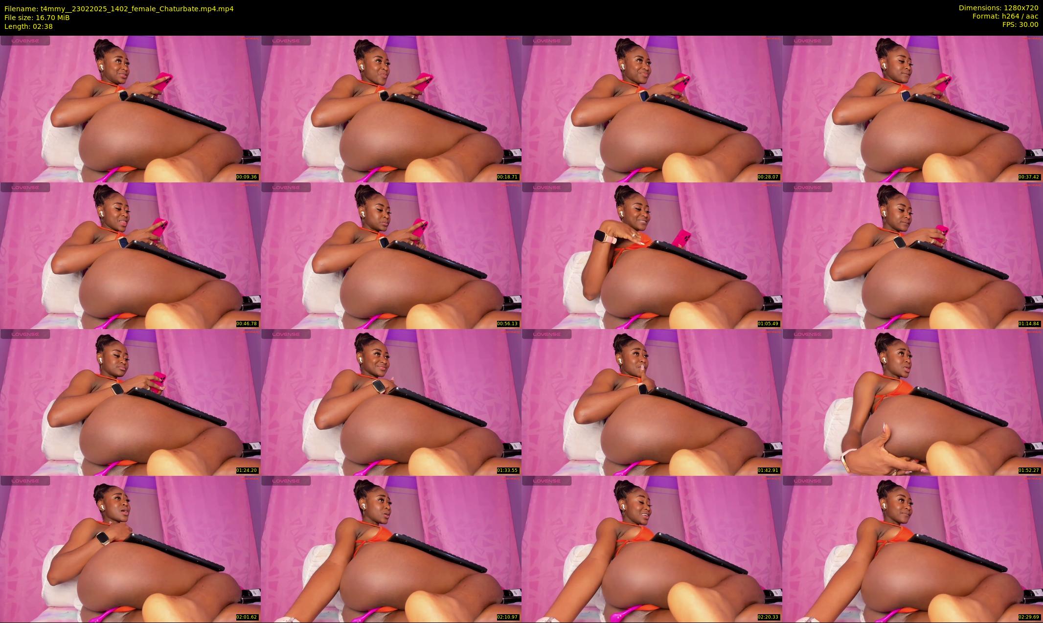 t4mmy_ — 3 minute Chaturbate female cam show recording, 720p, Feb 23, 2025