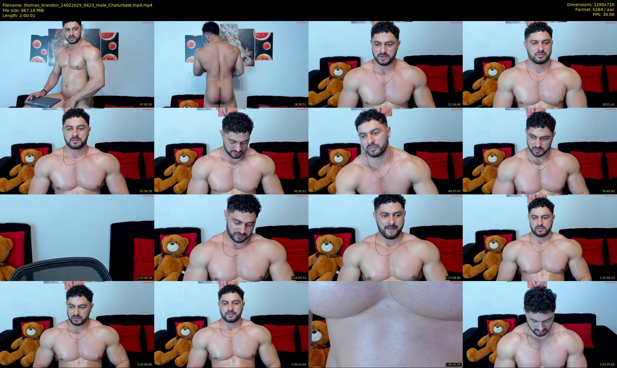 thomas_brandon — 121 minute Chaturbate male cam show recording, 720p, Feb 24, 2025