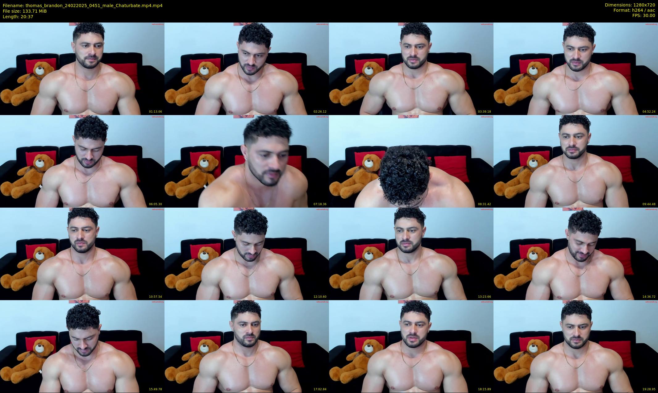 thomas_brandon — 21 minute Chaturbate male cam show recording, 720p, Feb 24, 2025