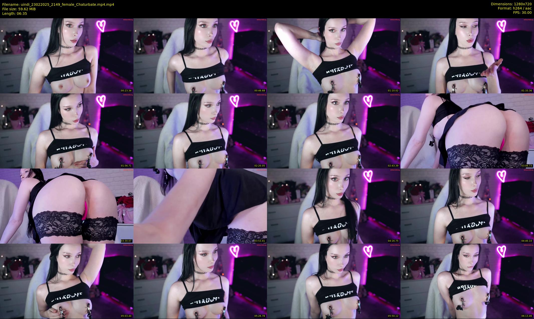 uindi — 7 minute Chaturbate female cam show recording, 720p, Feb 23, 2025