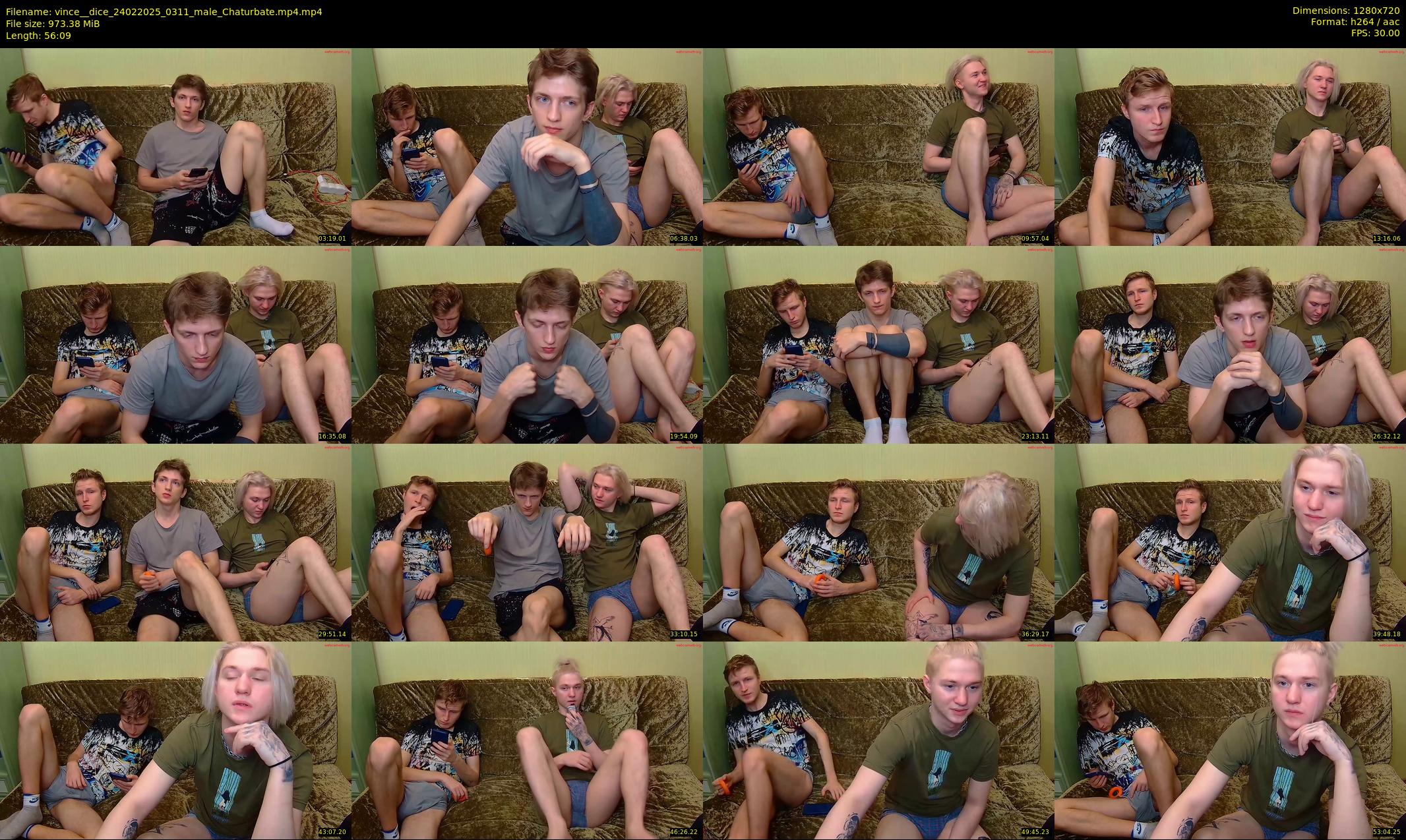 vince__dice — 57 minute Chaturbate male cam show recording, 720p, Feb 24, 2025