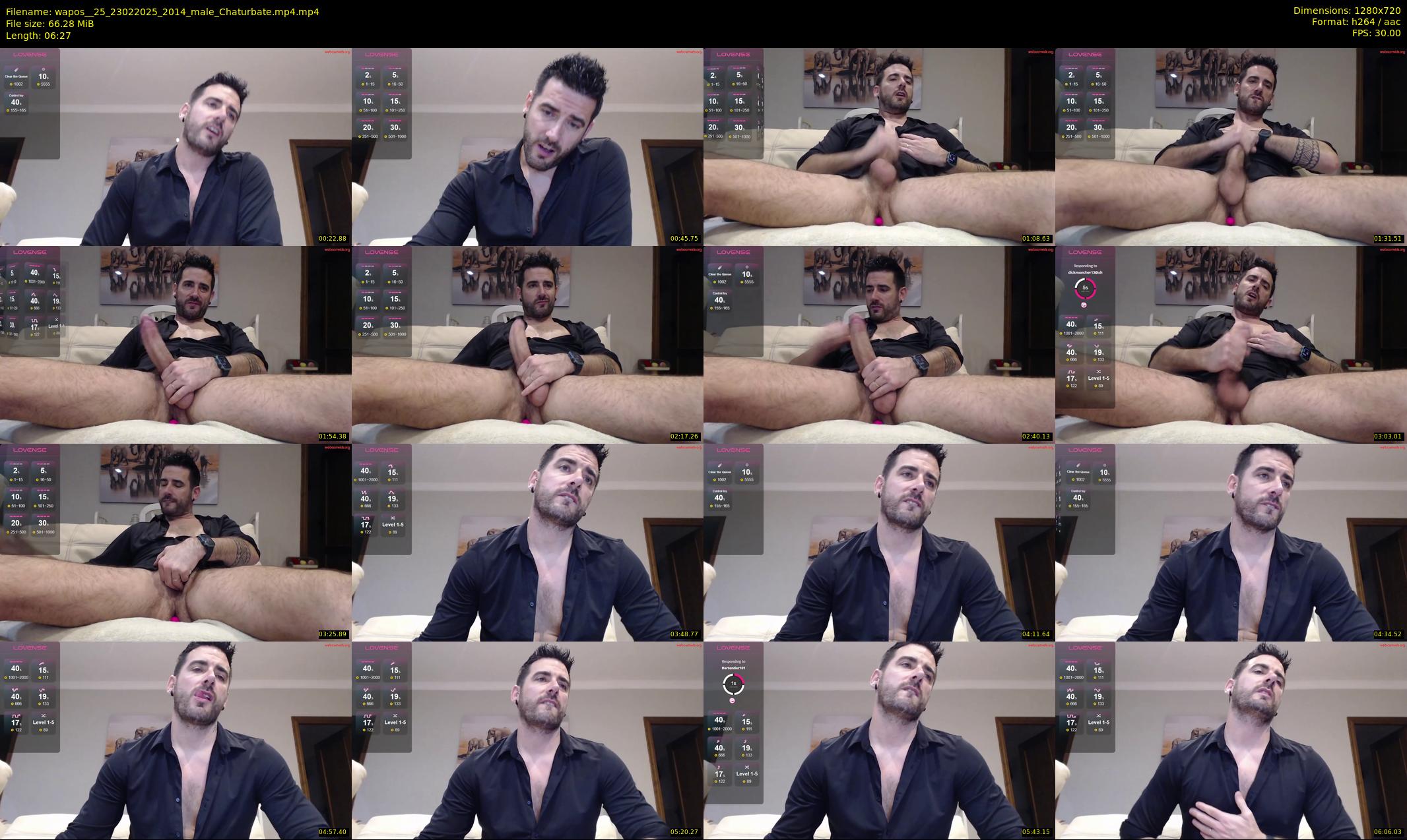 wapos__25 — 7 minute Chaturbate male cam show recording, 720p, Feb 23, 2025