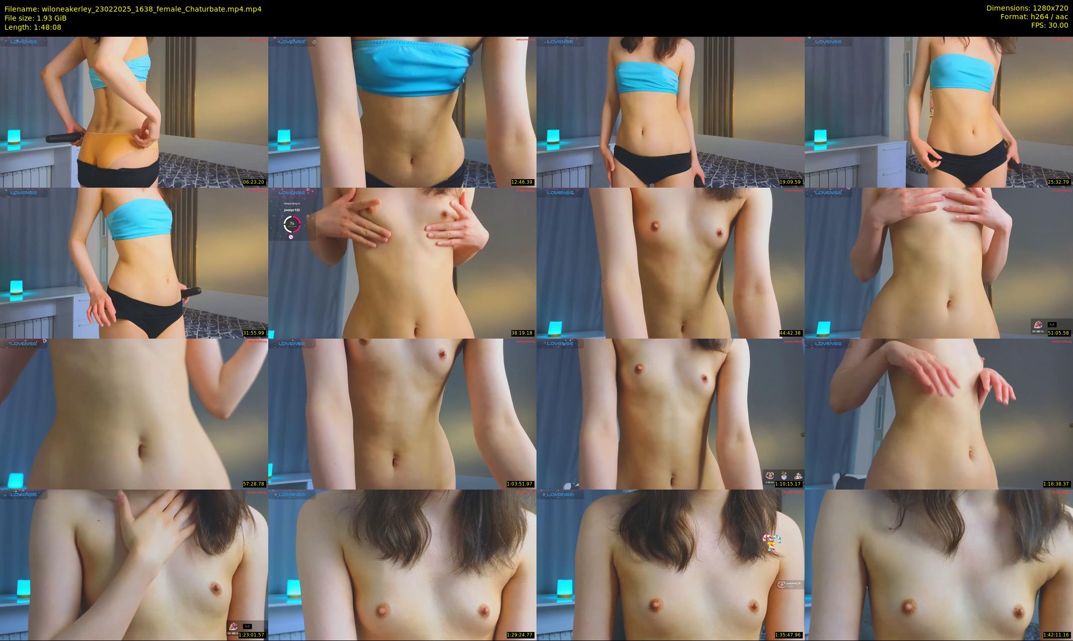wiloneakerley — 109 minute Chaturbate female cam show recording, 720p, Feb 23, 2025