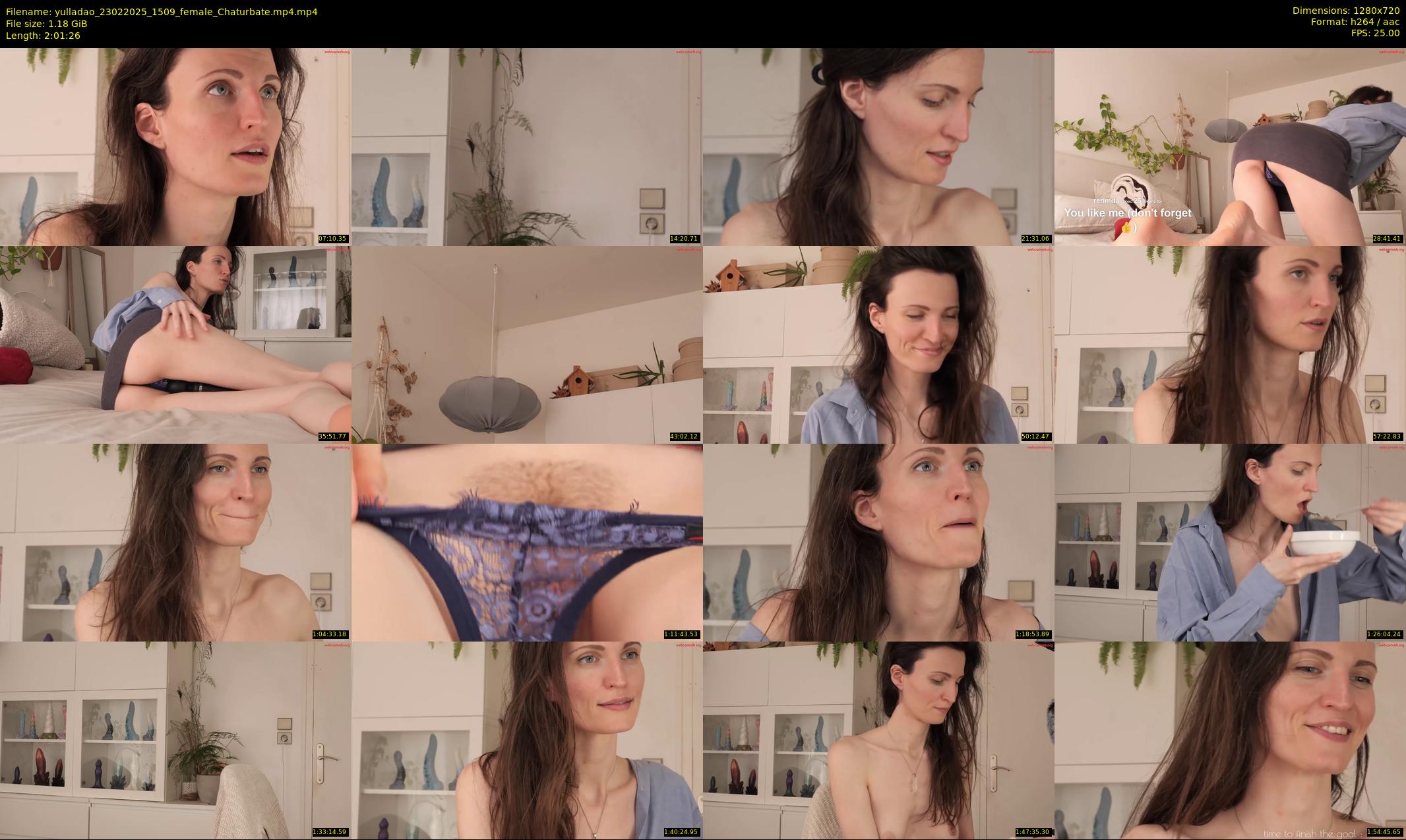 yulladao — 122 minute Chaturbate female cam show recording, 720p, Feb 23, 2025