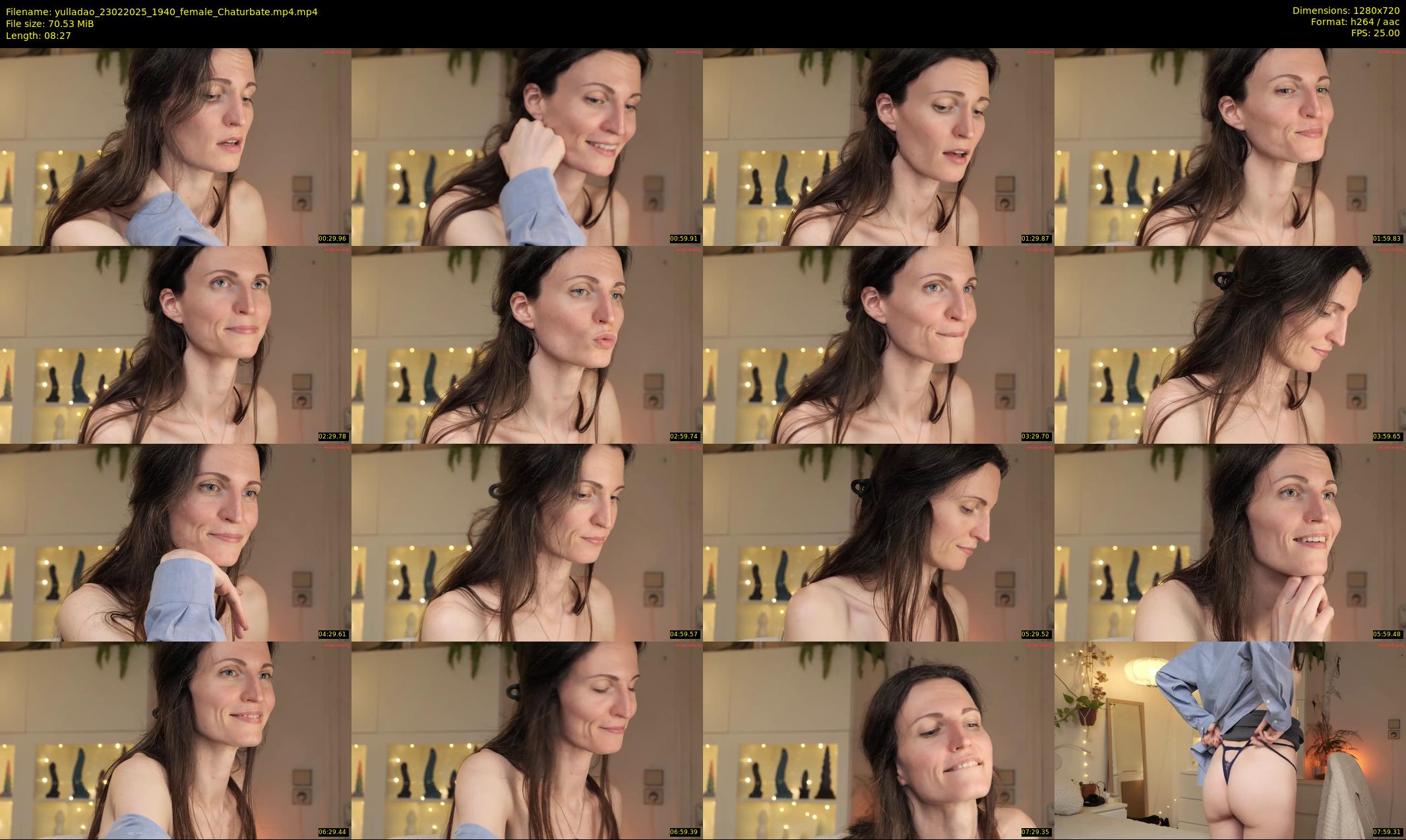 yulladao — 9 minute Chaturbate female cam show recording, 720p, Feb 23, 2025