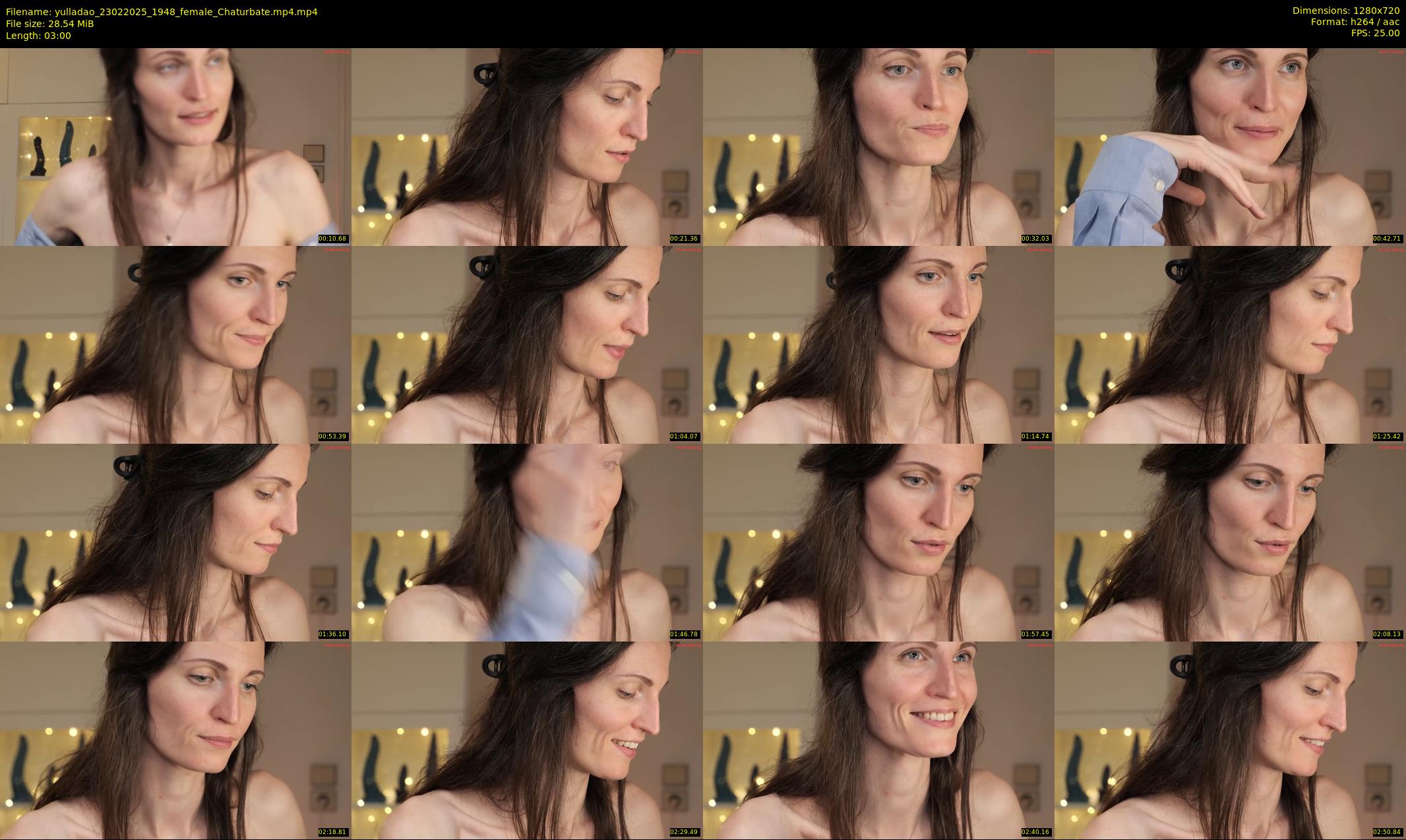 yulladao — 3 minute Chaturbate female cam show recording, 720p, Feb 23, 2025