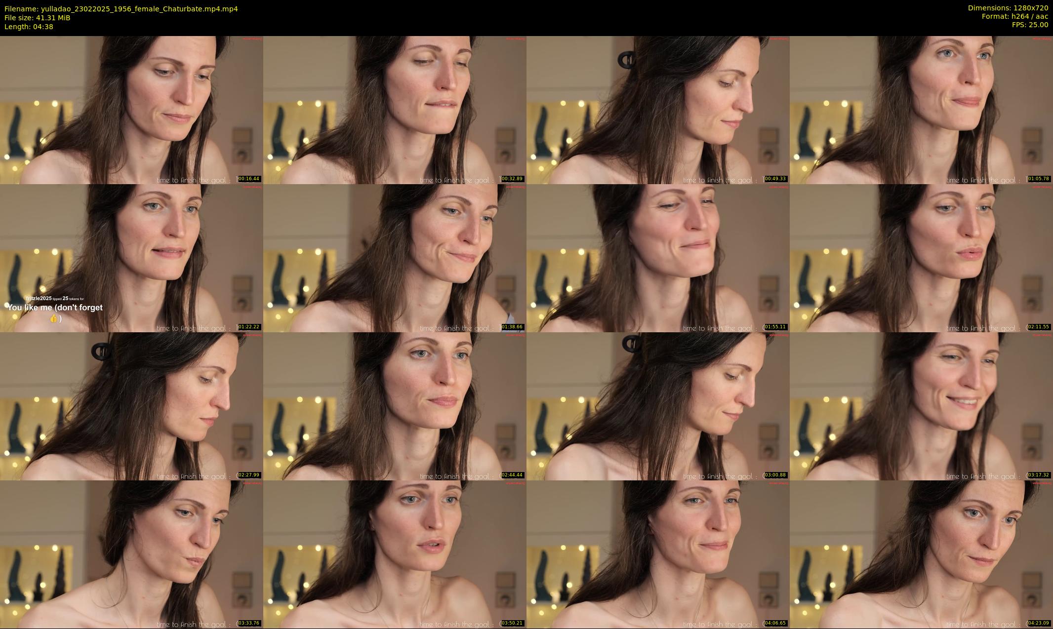 yulladao — 5 minute Chaturbate female cam show recording, 720p, Feb 23, 2025