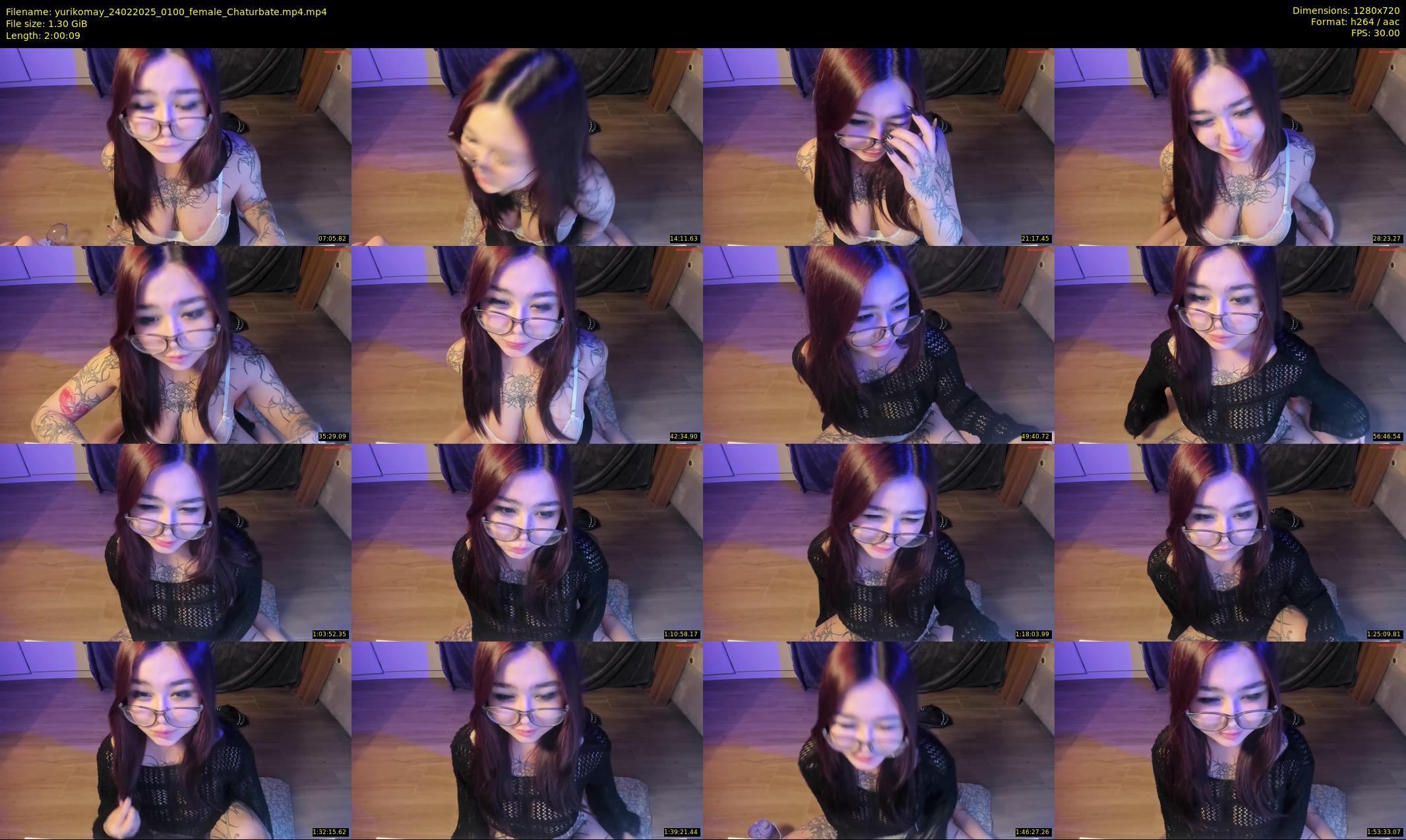 yurikomay — 121 minute Chaturbate female cam show recording, 720p, Feb 24, 2025
