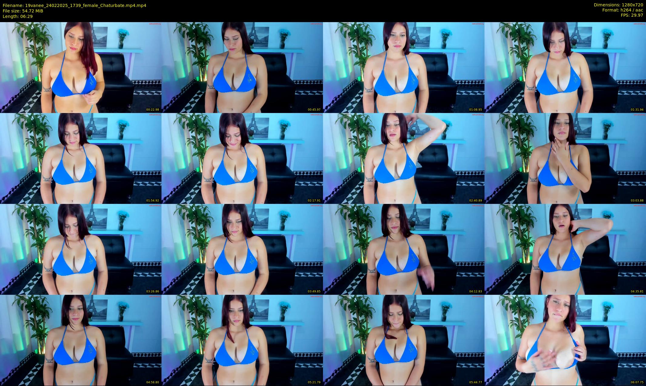 19vanee — 7 minute Chaturbate female cam show recording, 720p, Feb 24, 2025