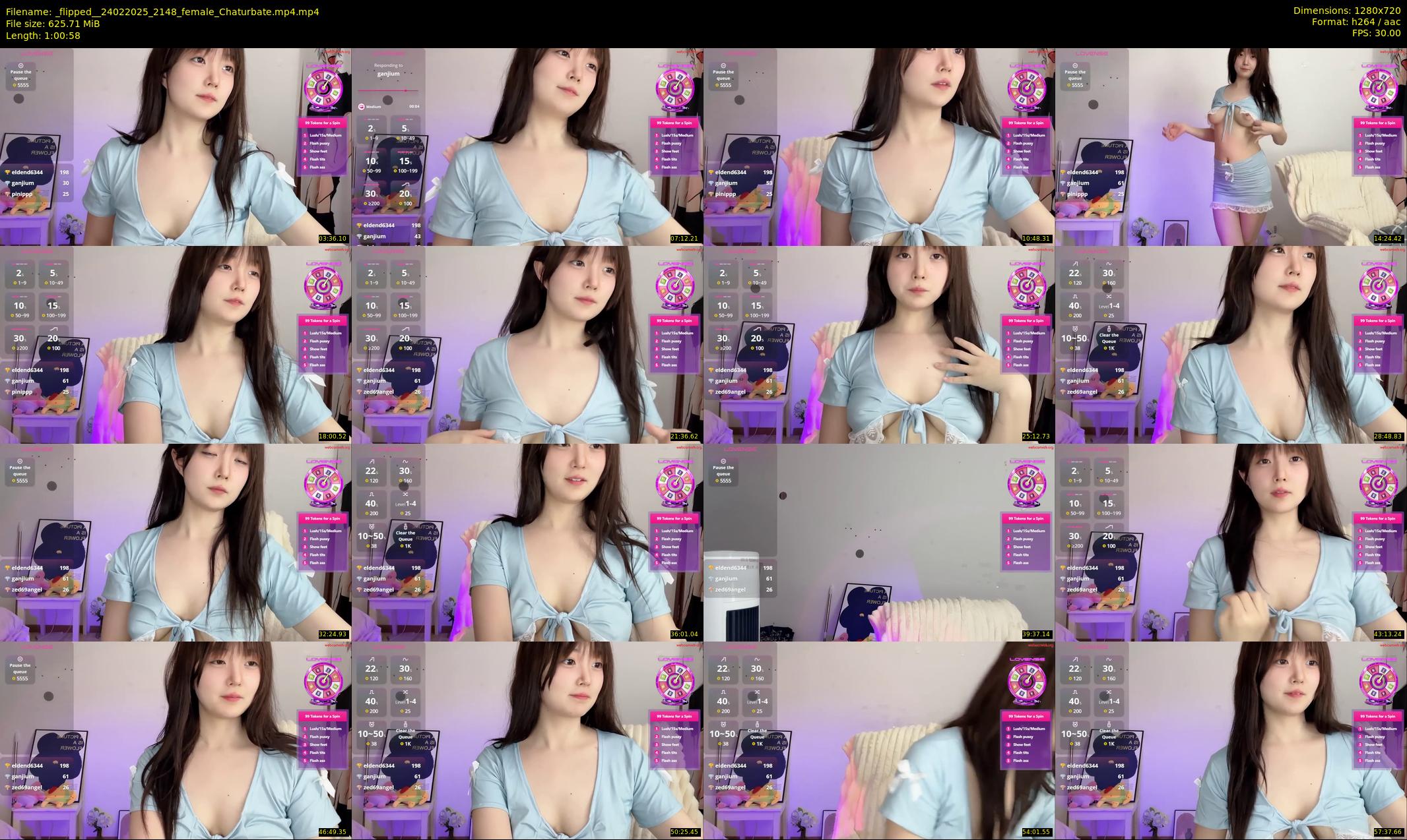 _flipped_ — 61 minute Chaturbate female cam show recording, 720p, Feb 24, 2025