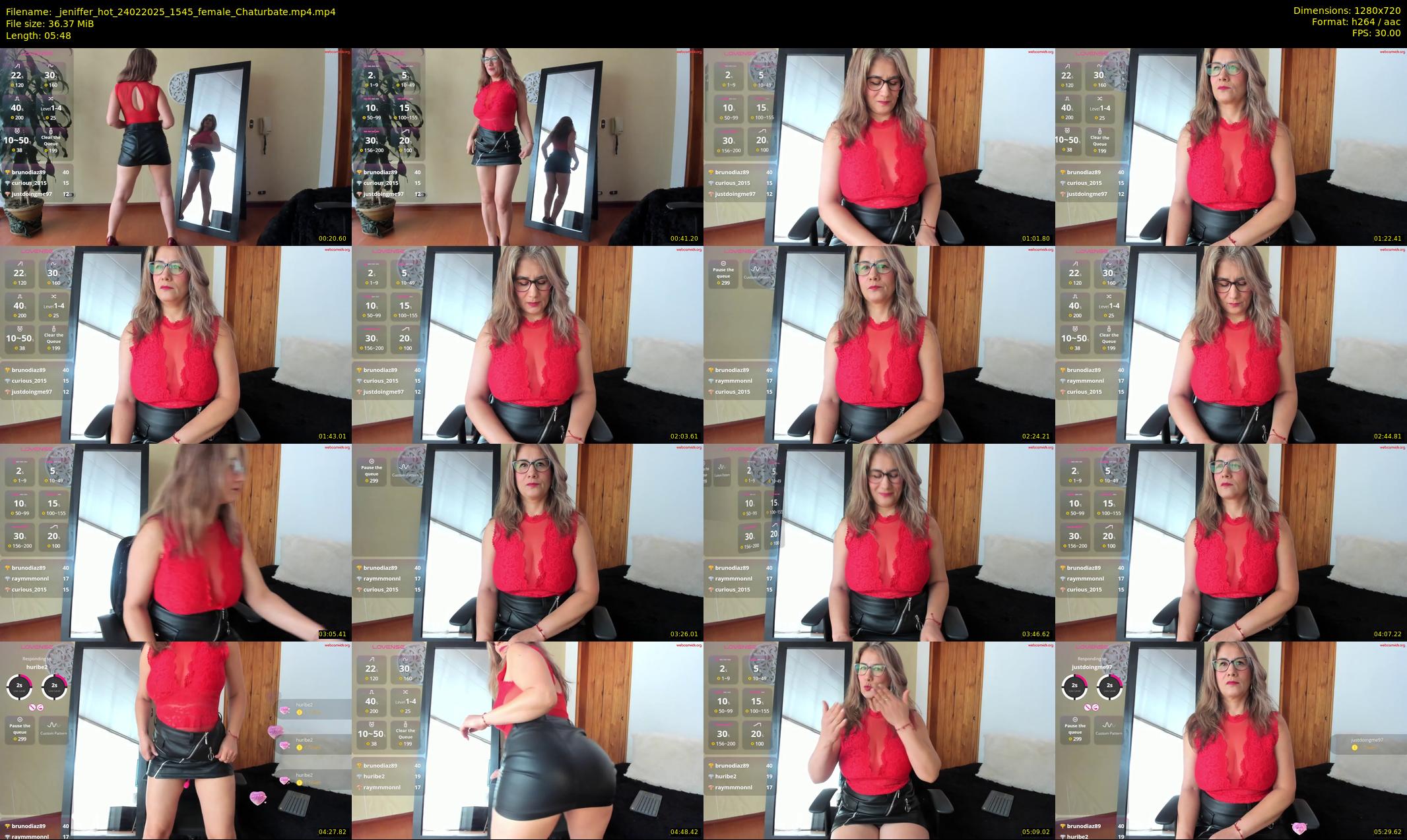 _jeniffer_hot — 6 minute Chaturbate female cam show recording, 720p, Feb 24, 2025