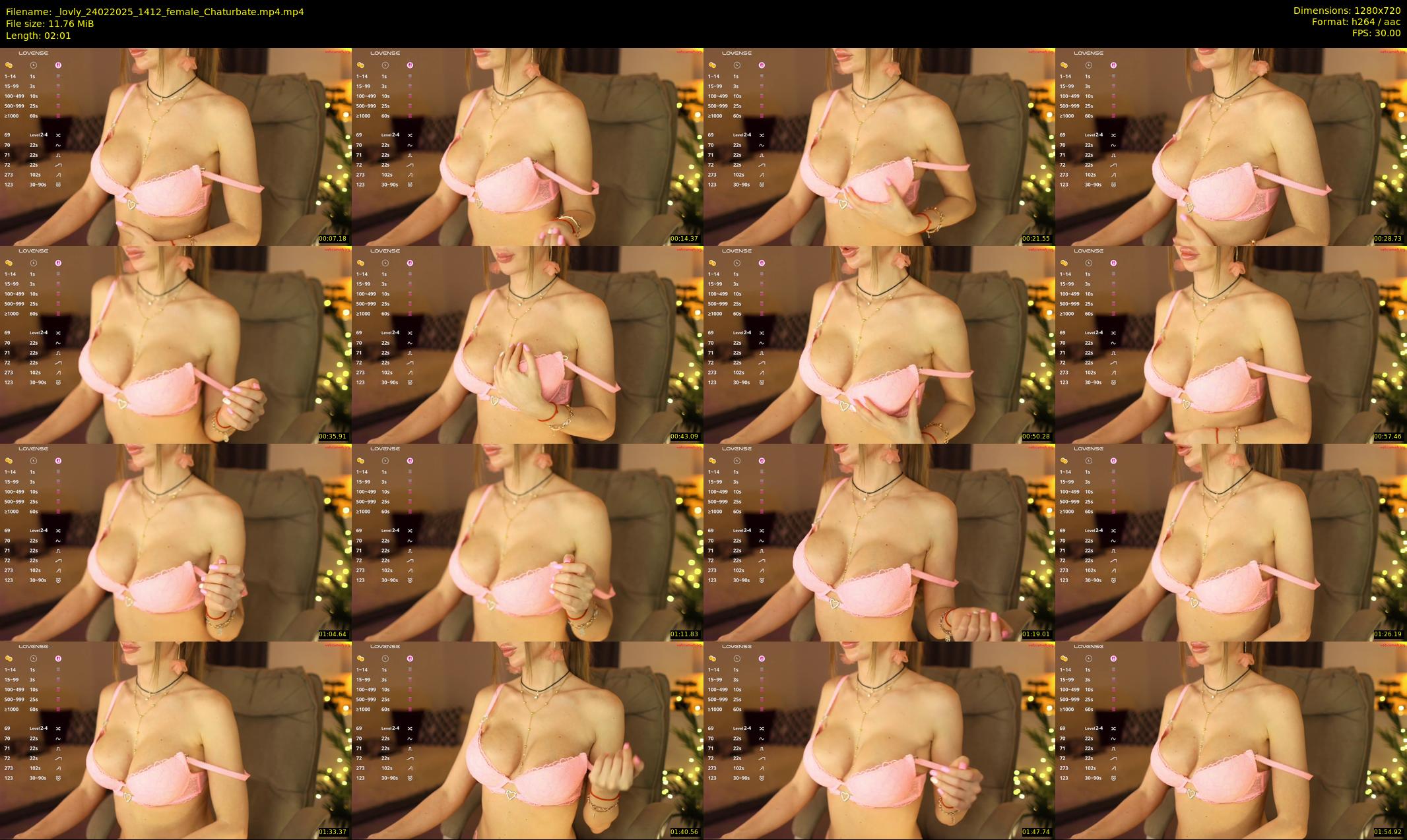 _lovly — 3 minute Chaturbate female cam show recording, 720p, Feb 24, 2025