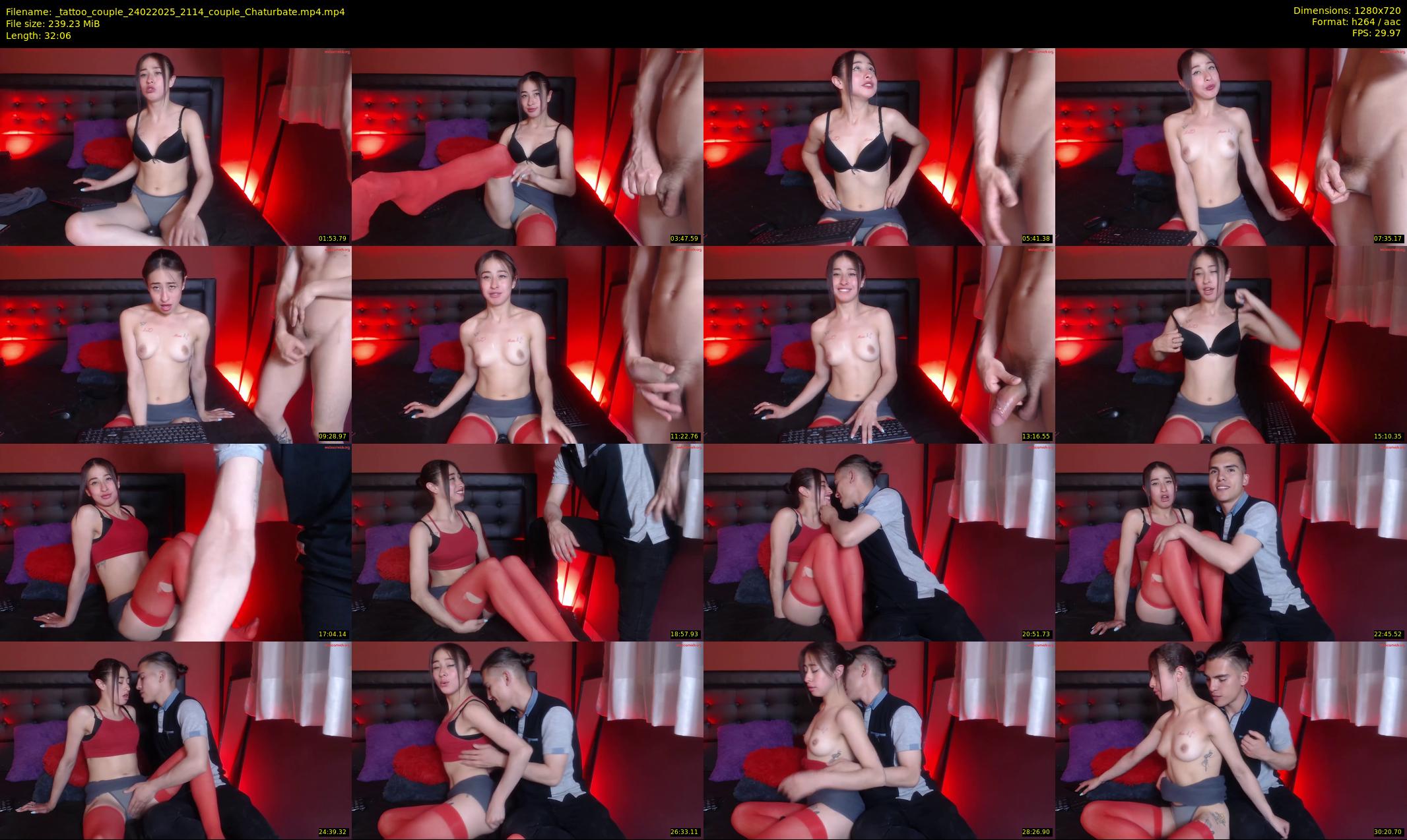 _tattoo_couple — 33 minute Chaturbate couple cam show recording, 720p, Feb 24, 2025