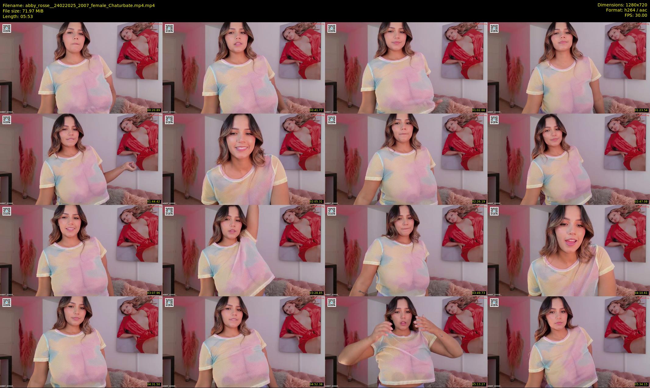 abby_rosse_ — 6 minute Chaturbate female cam show recording, 720p, Feb 24, 2025