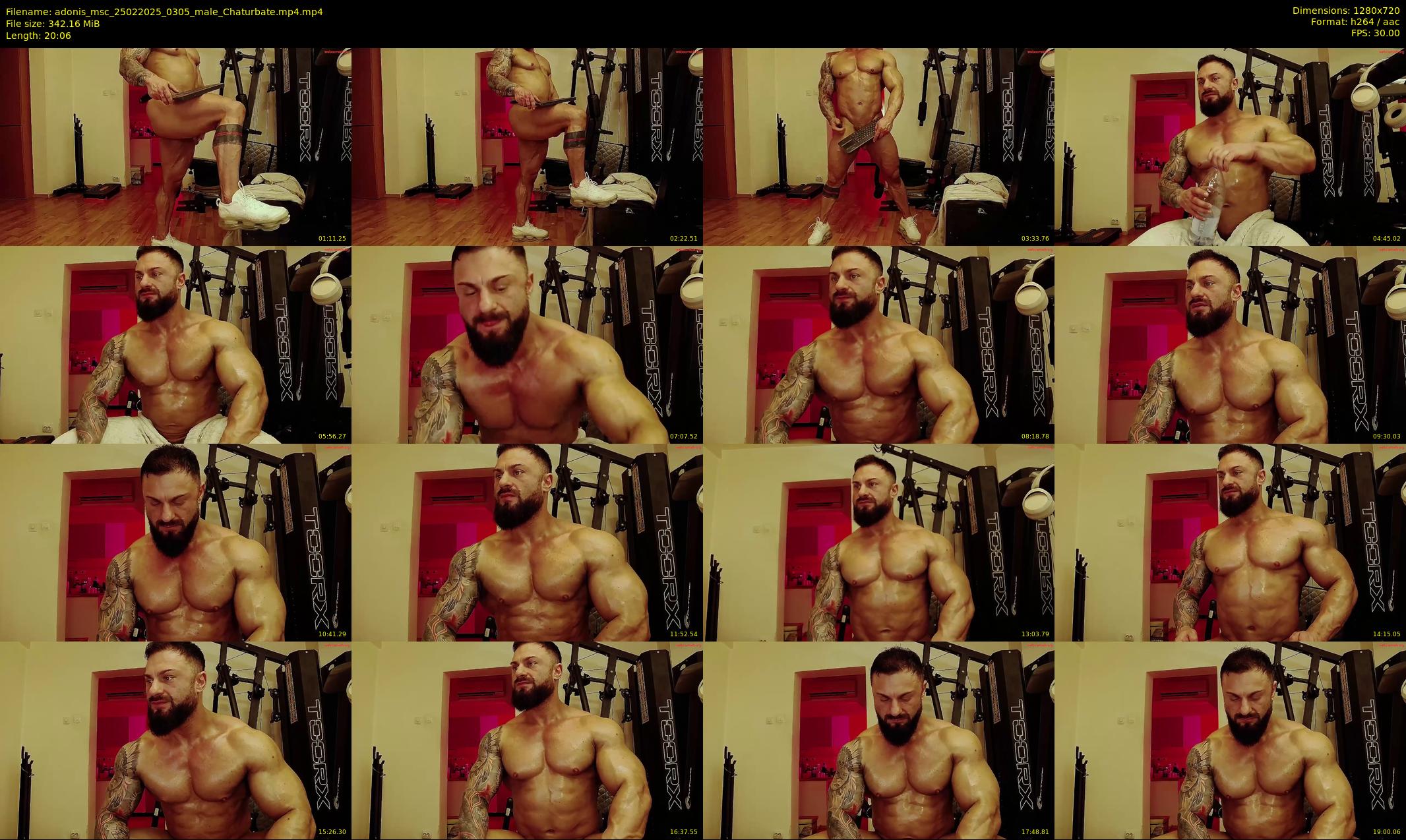 adonis_msc — 21 minute Chaturbate male cam show recording, 720p, Feb 25, 2025
