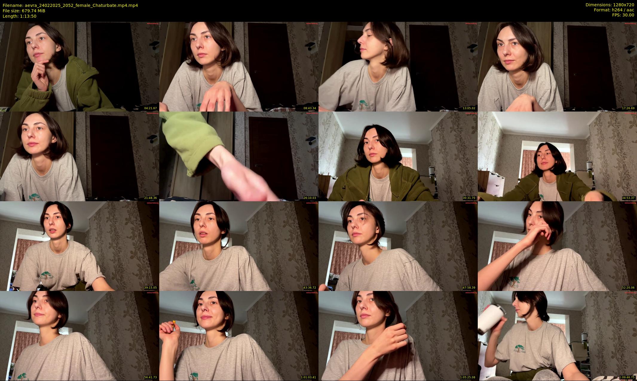 aevra — 74 minute Chaturbate female cam show recording, 720p, Feb 24, 2025