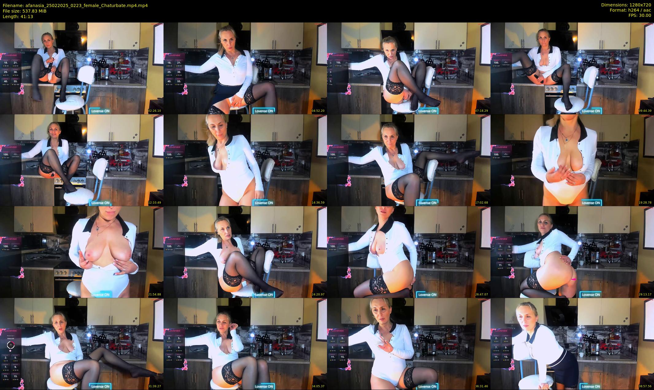 afanasia — 42 minute Chaturbate female cam show recording, 720p, Feb 25, 2025