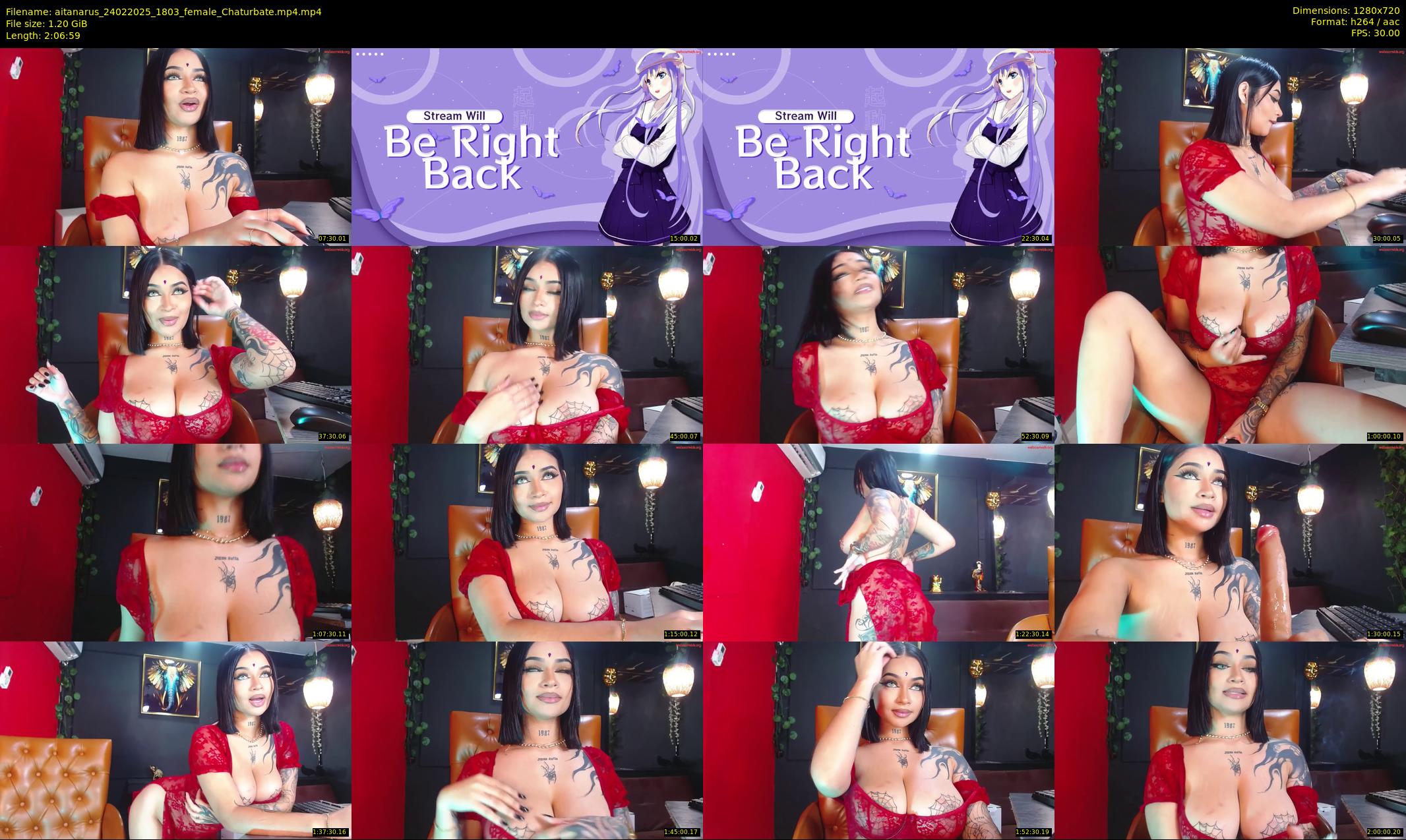 aitanarus — 127 minute Chaturbate female cam show recording, 720p, Feb 24, 2025