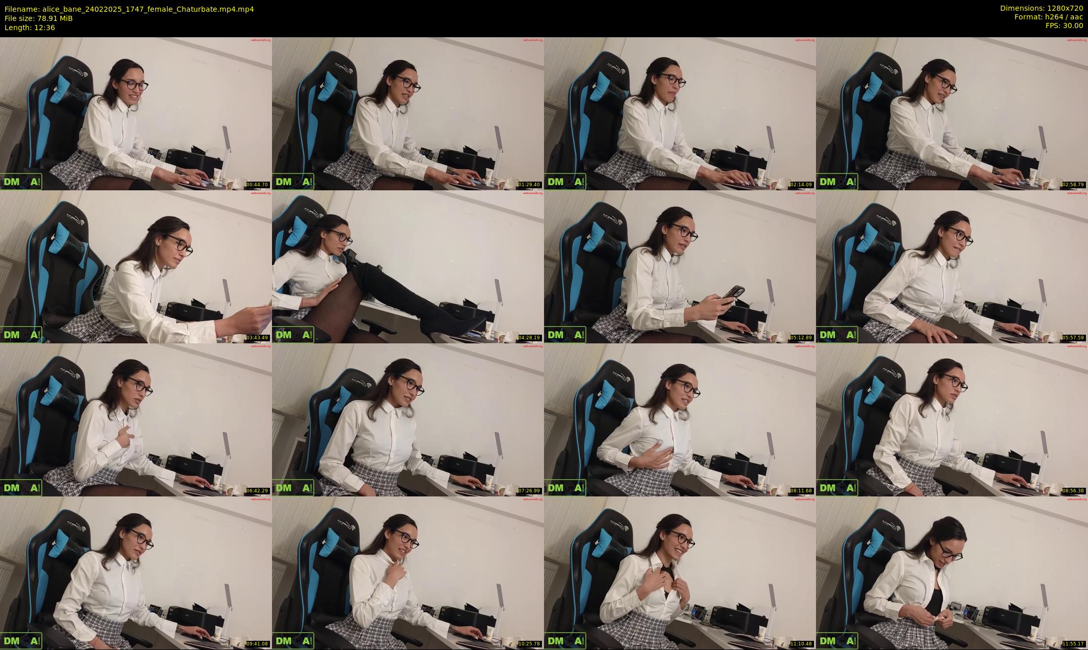 alice_bane — 13 minute Chaturbate female cam show recording, 720p, Feb 24, 2025