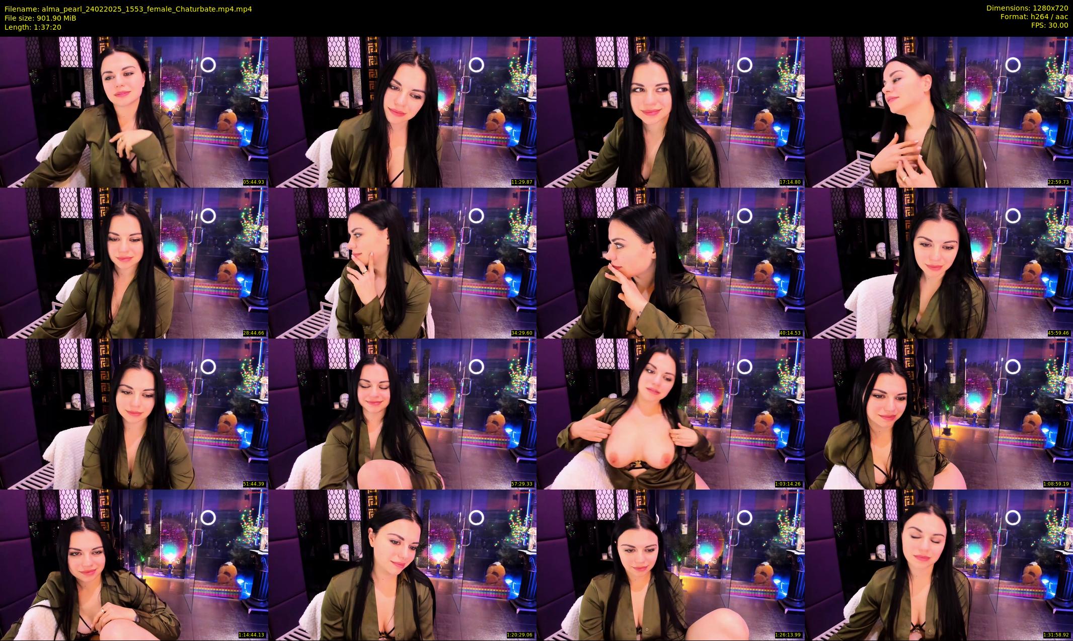 alma_pearl — 98 minute Chaturbate female cam show recording, 720p, Feb 24, 2025