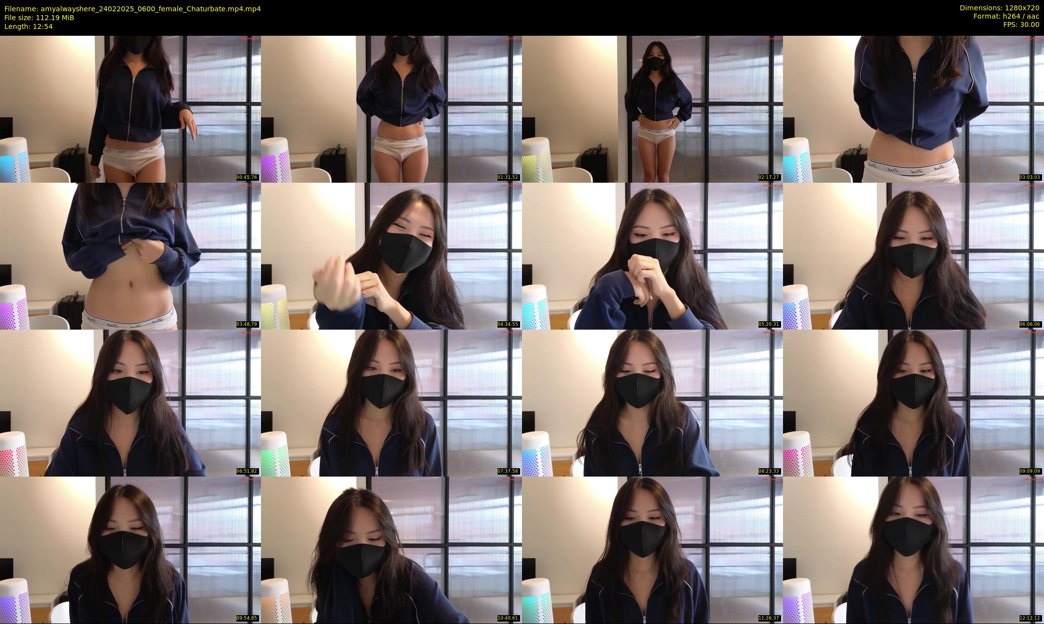 amyalwayshere — 13 minute Chaturbate female cam show recording, 720p, Feb 24, 2025