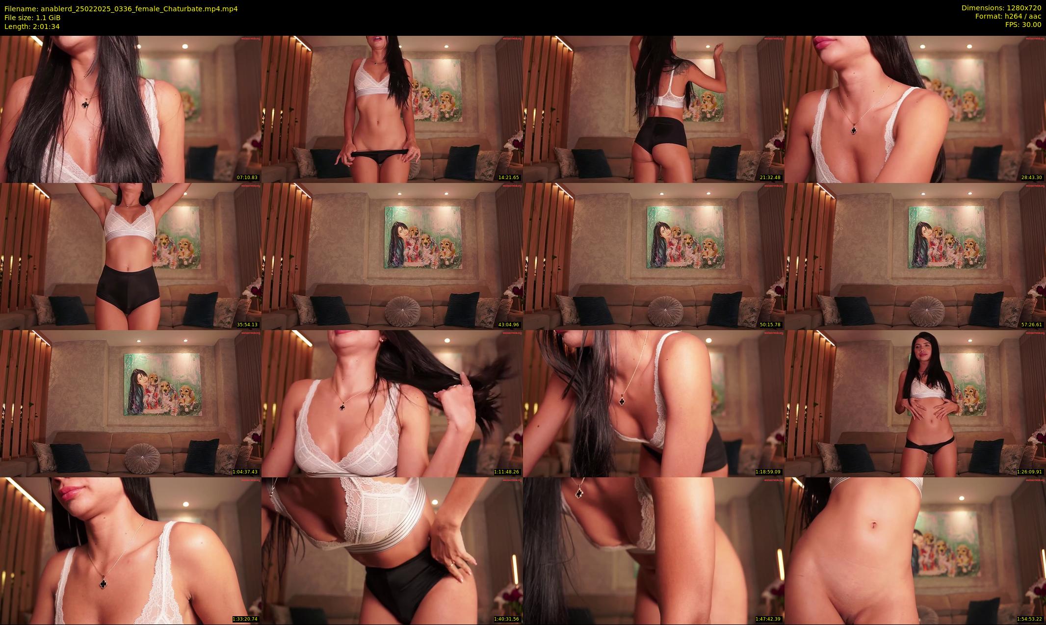 anablerd — 122 minute Chaturbate female cam show recording, 720p, Feb 25, 2025