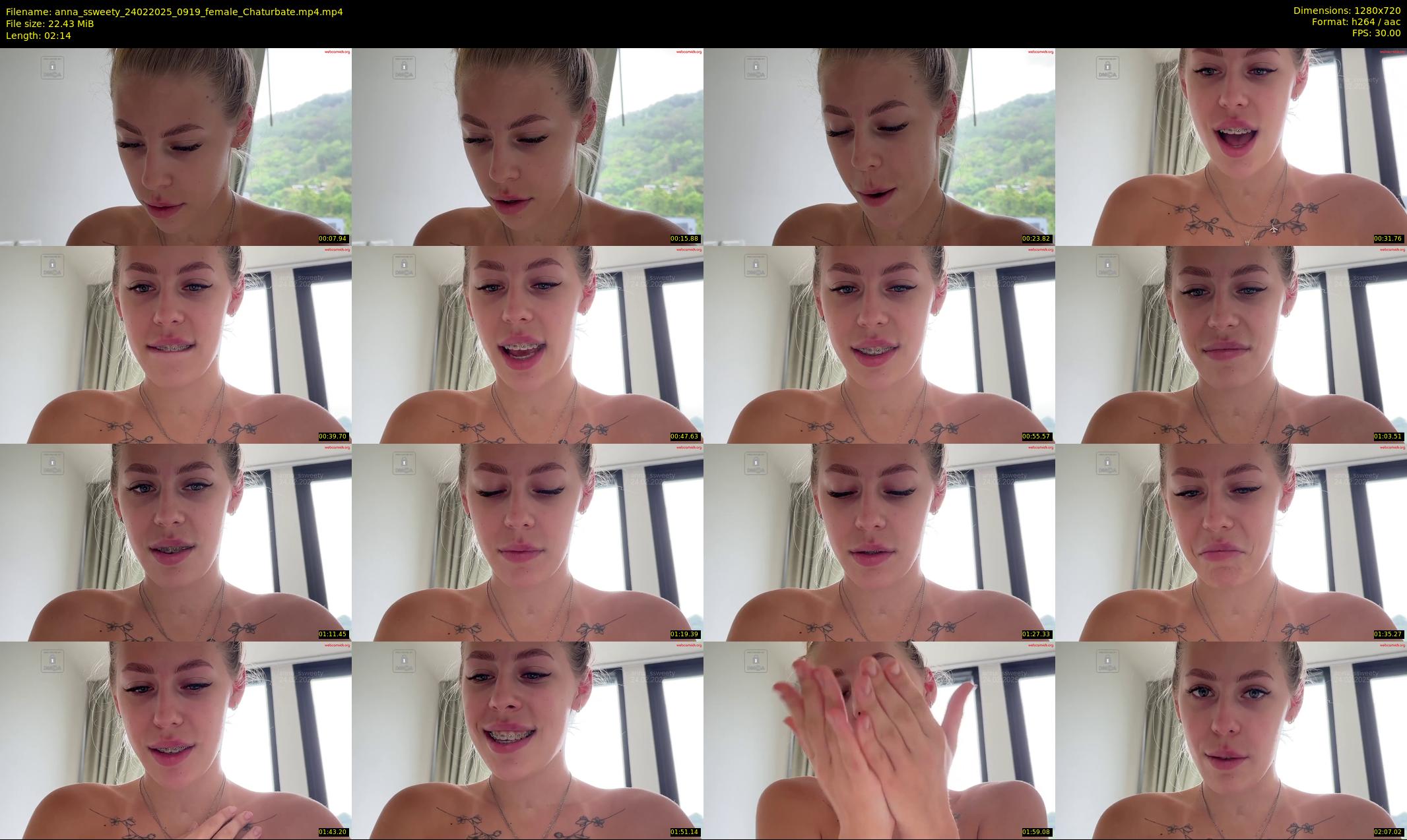 anna_ssweety — 3 minute Chaturbate female cam show recording, 720p, Feb 24, 2025