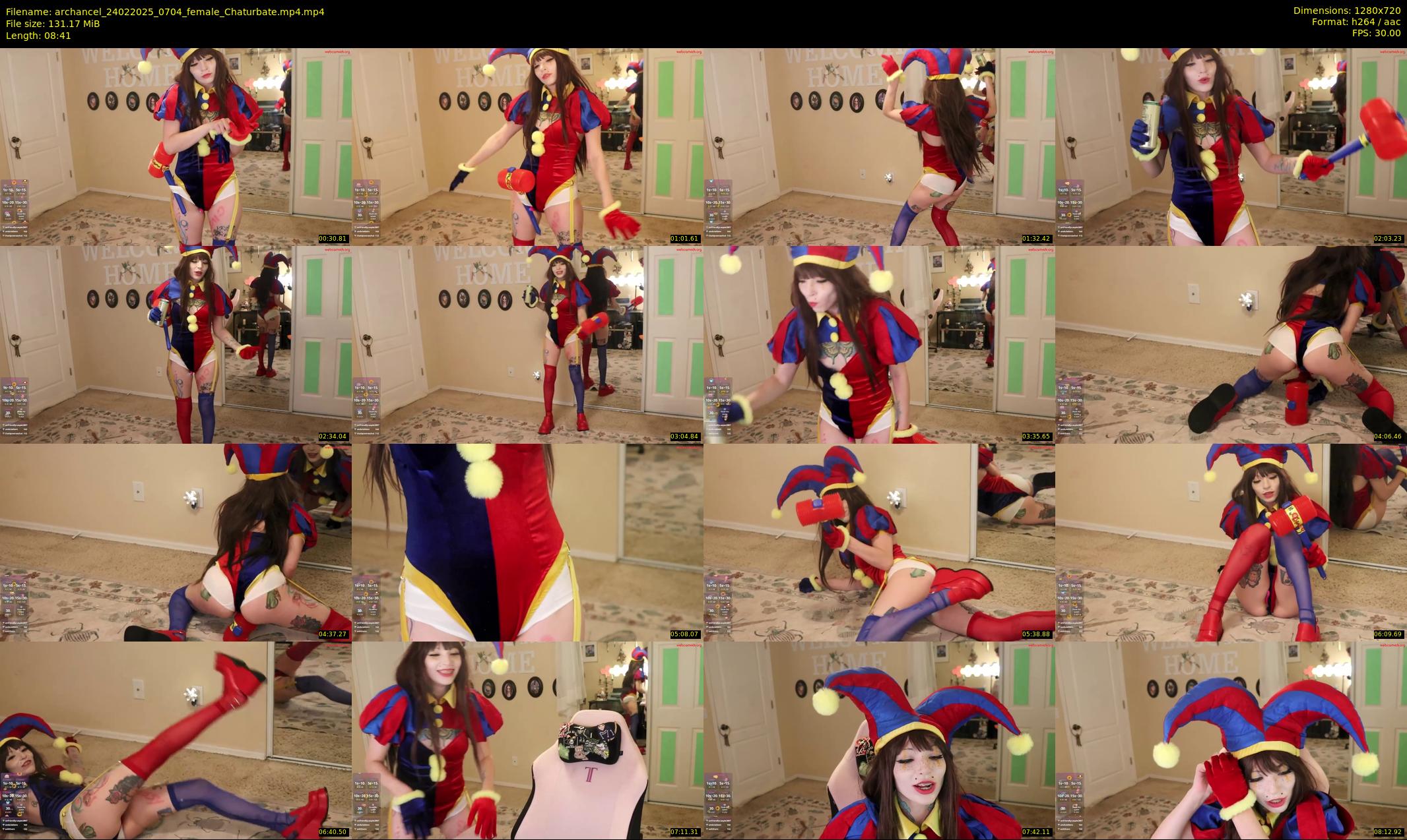 archancel — 9 minute Chaturbate female cam show recording, 720p, Feb 24, 2025