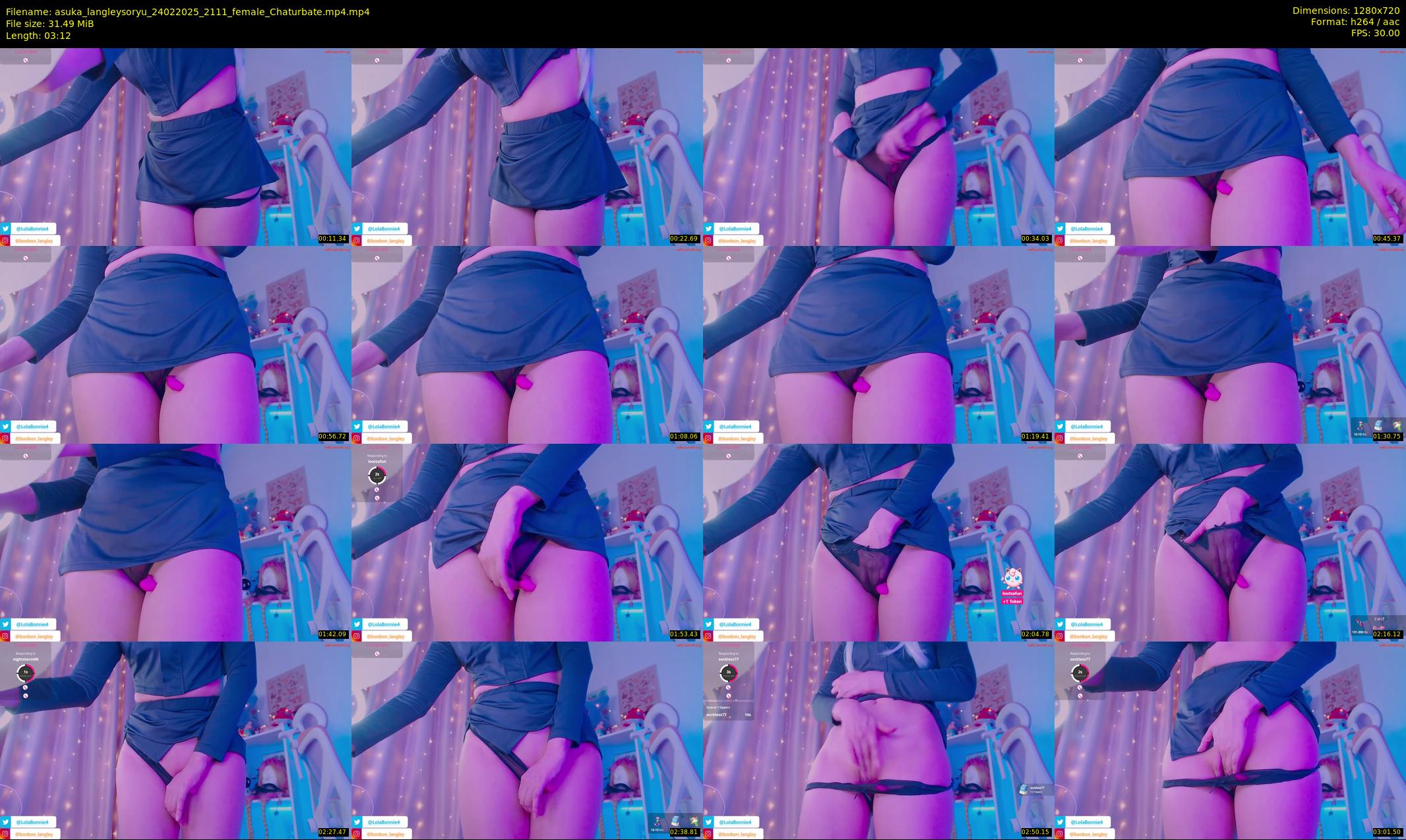 asuka_langleysoryu — 4 minute Chaturbate female cam show recording, 720p, Feb 24, 2025