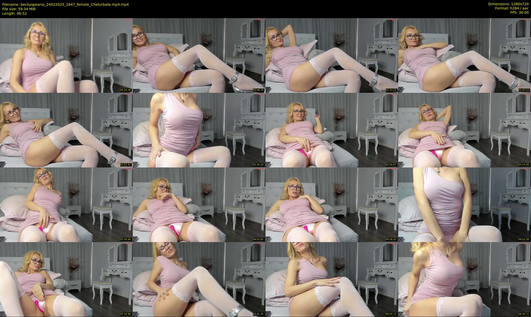 beckyspearss — 7 minute Chaturbate female cam show recording, 720p, Feb 24, 2025