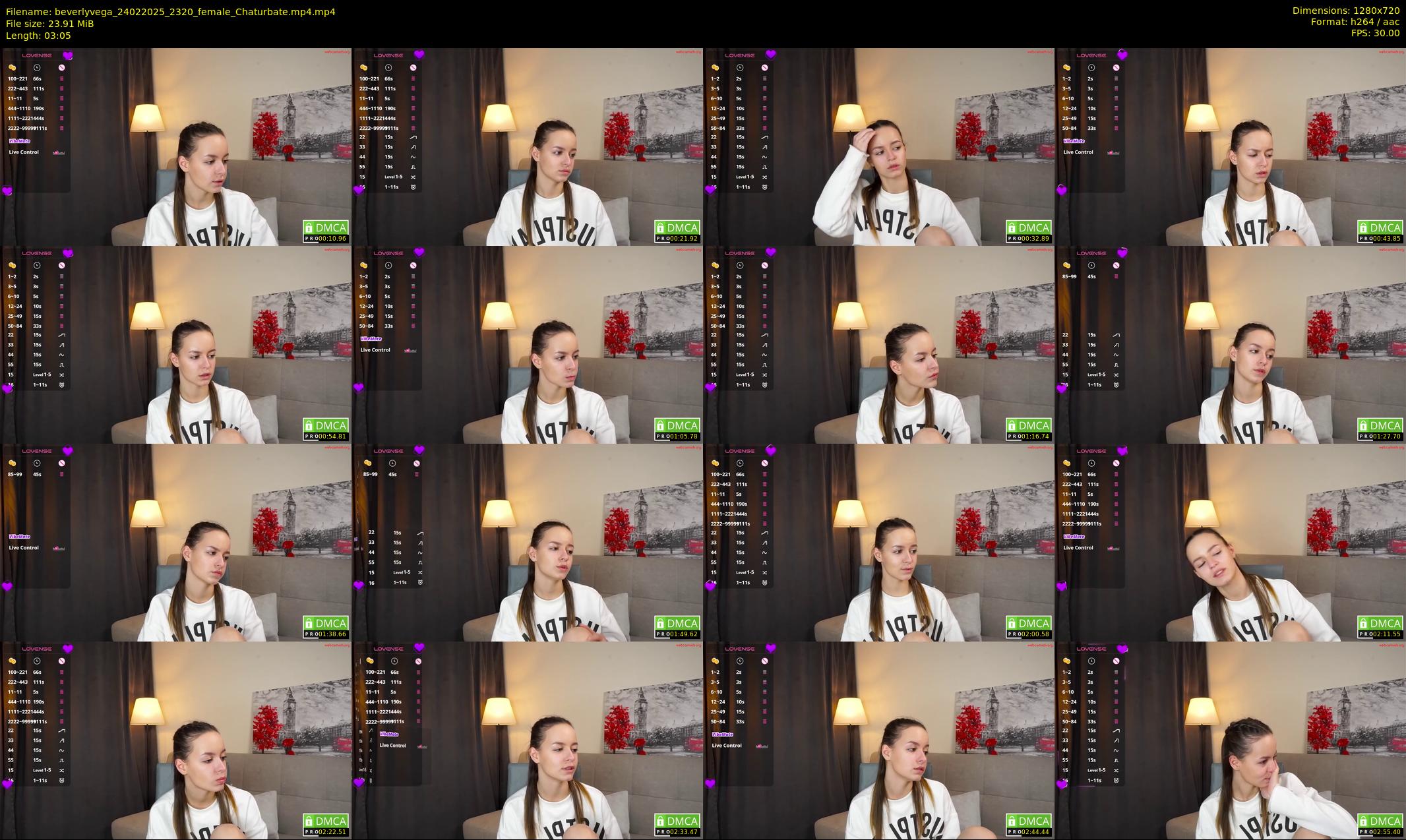 beverlyvega — 4 minute Chaturbate couple cam show recording, 720p, Feb 24, 2025