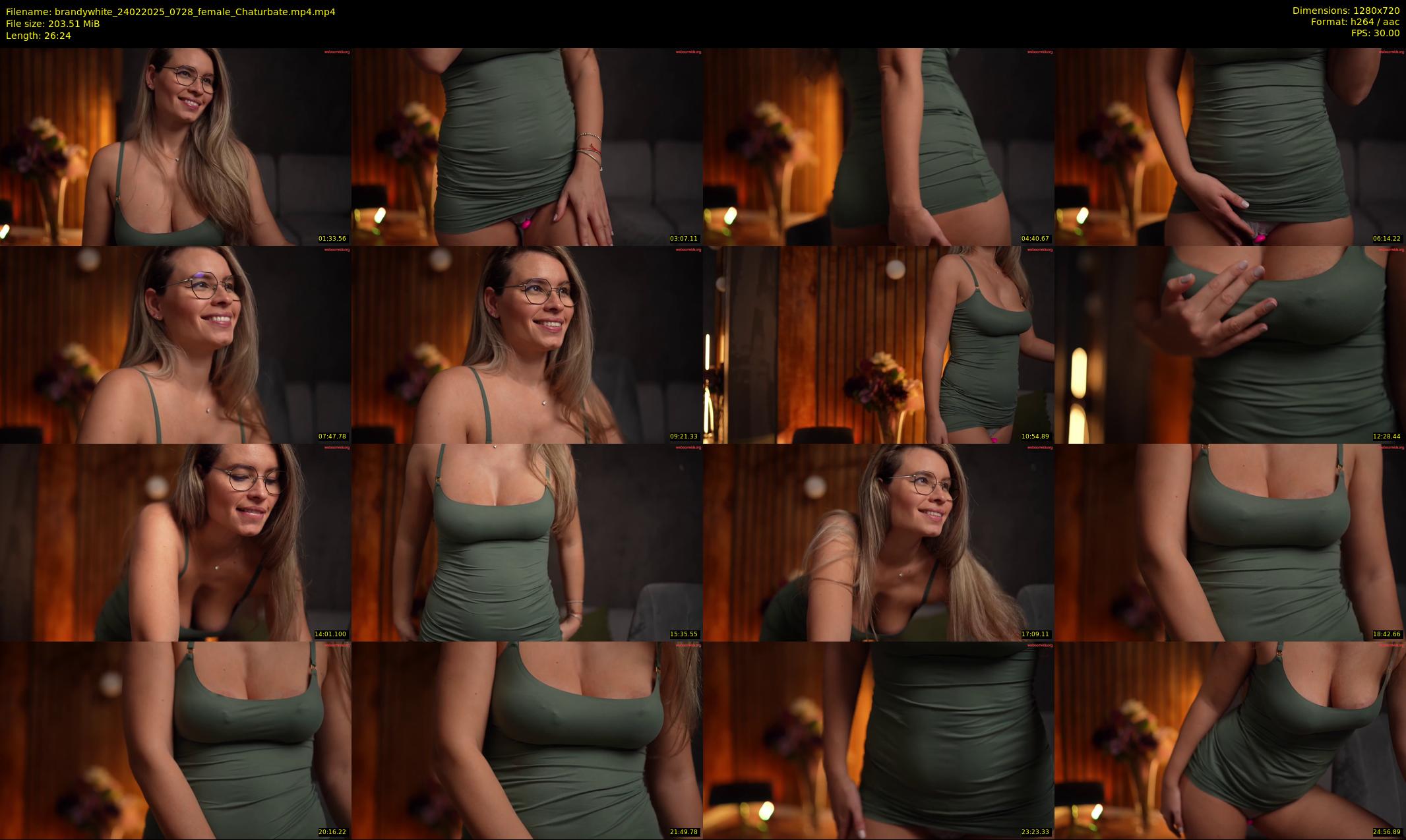 brandywhite — 27 minute Chaturbate female cam show recording, 720p, Feb 24, 2025