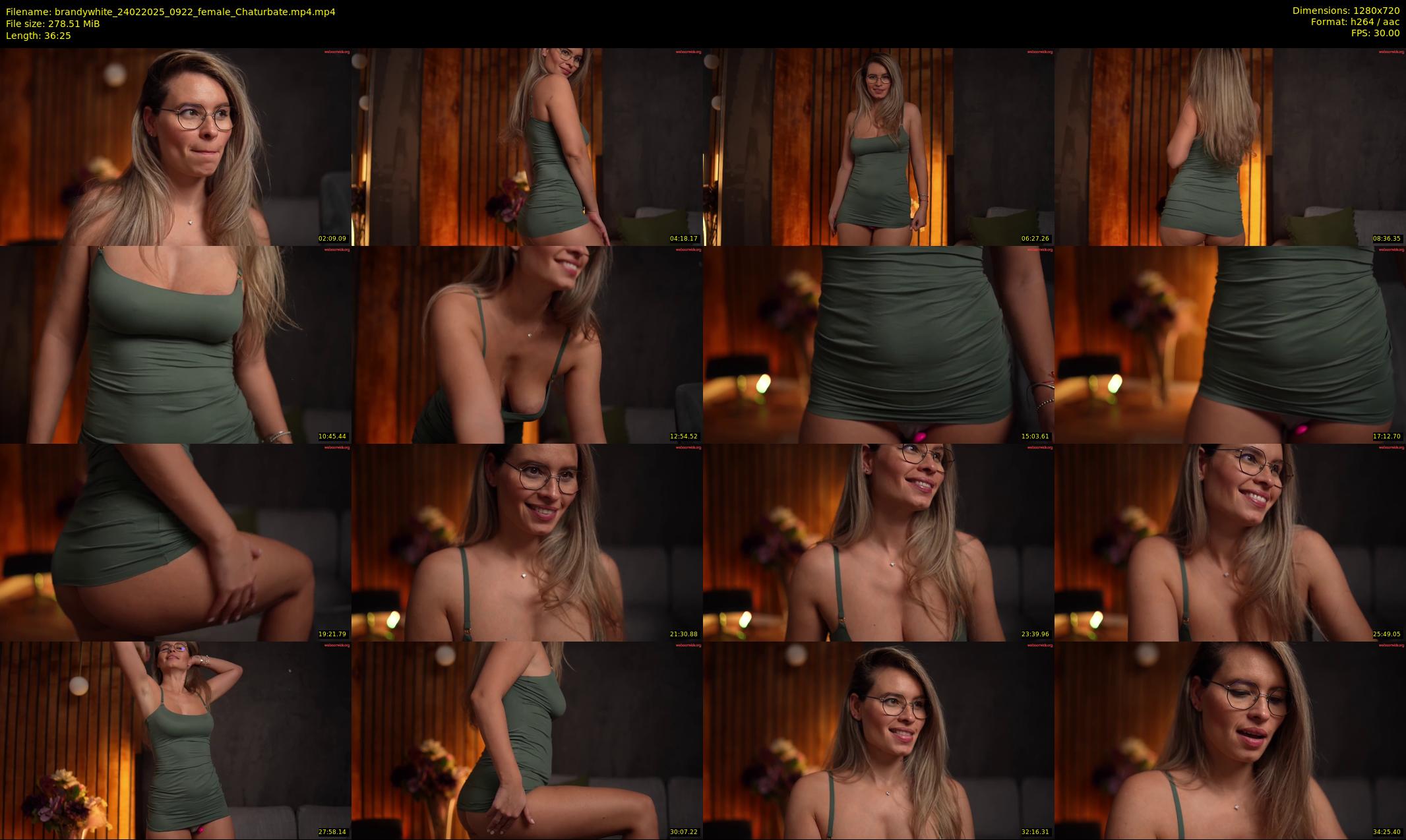 brandywhite — 37 minute Chaturbate female cam show recording, 720p, Feb 24, 2025