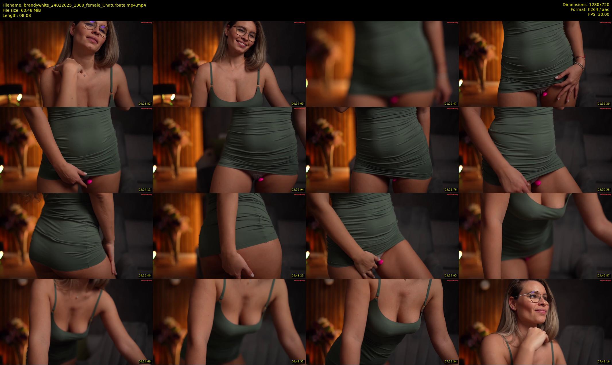 brandywhite — 9 minute Chaturbate female cam show recording, 720p, Feb 24, 2025