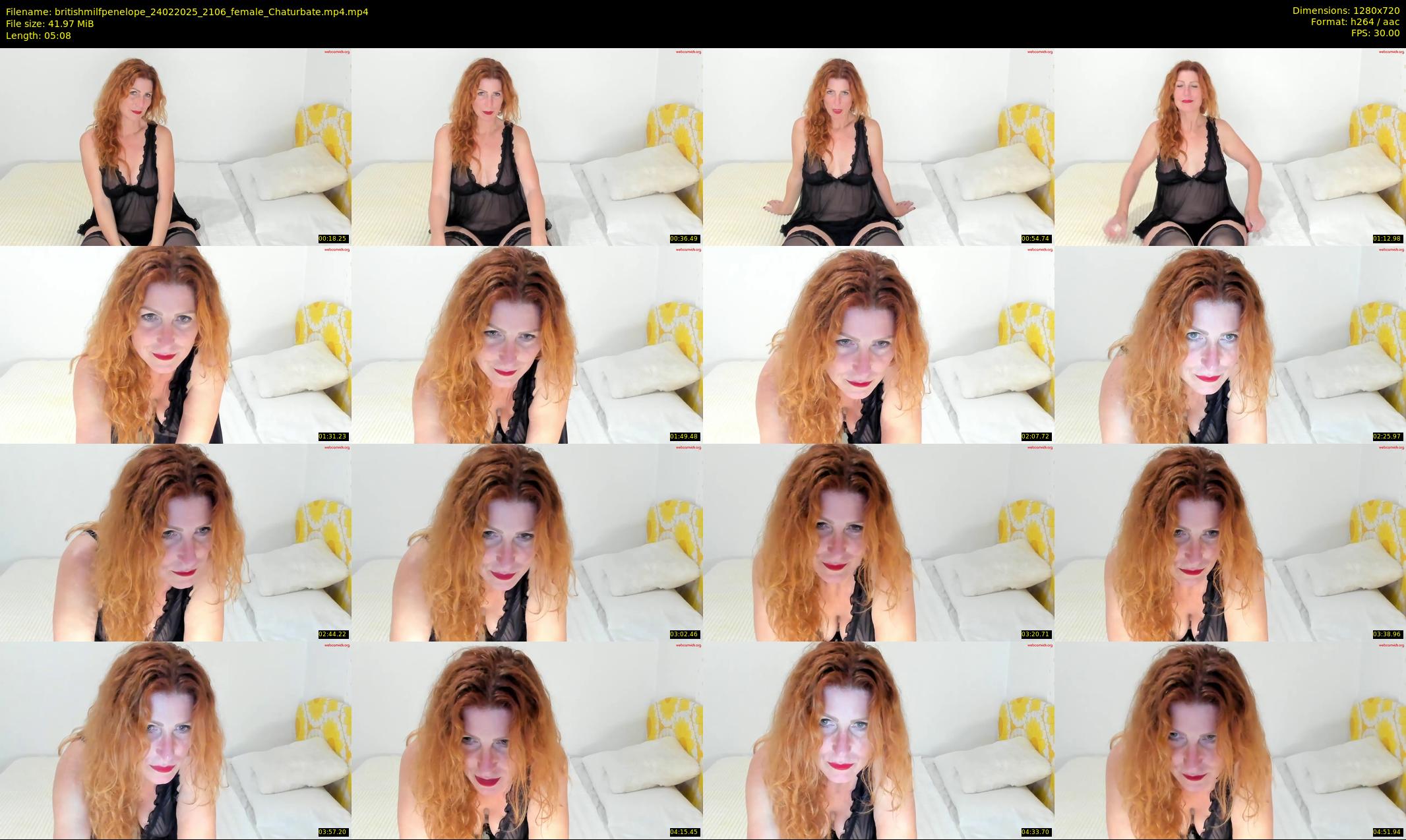 britishmilfpenelope — 6 minute Chaturbate female cam show recording, 720p, Feb 24, 2025
