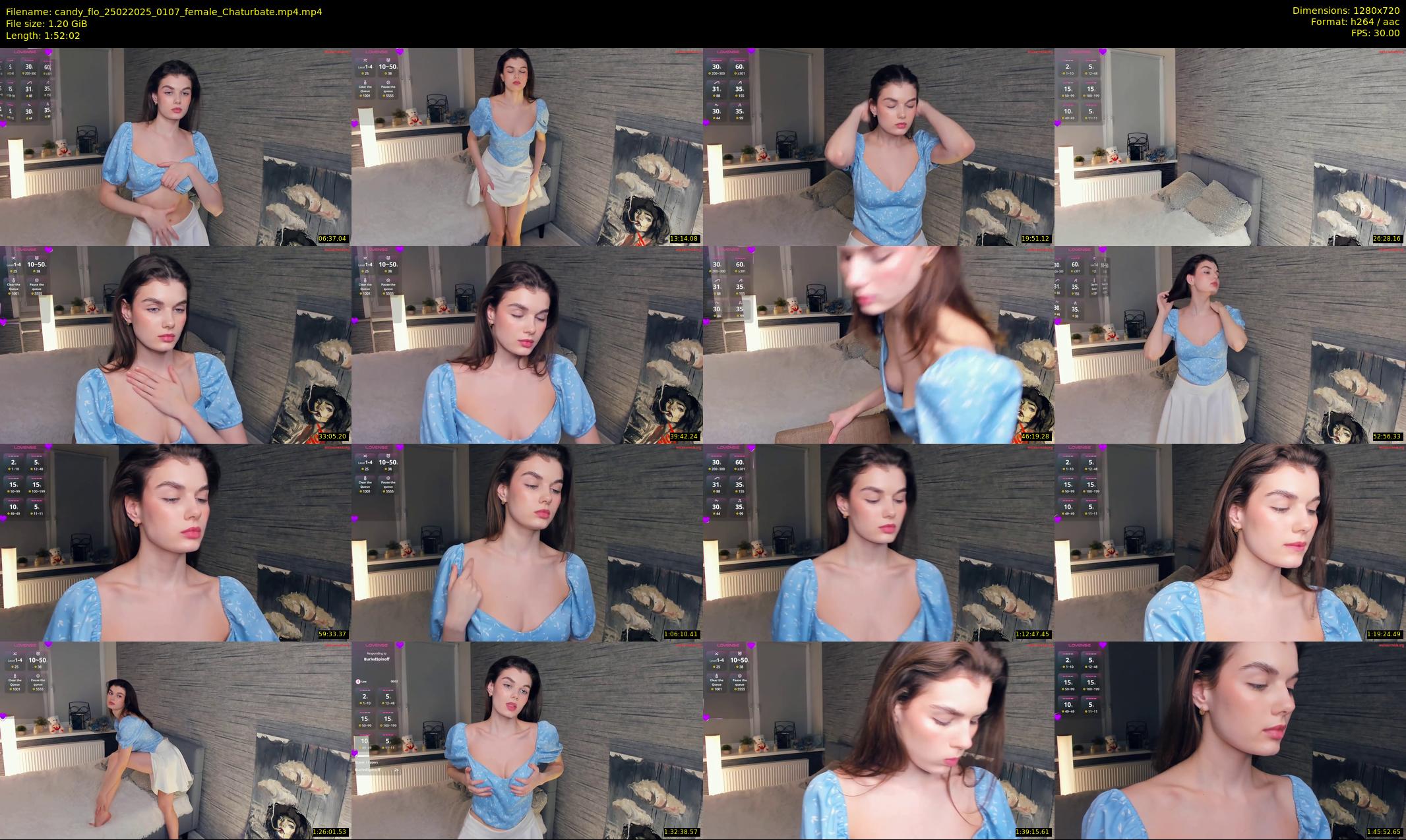 candy_flo — 113 minute Chaturbate female cam show recording, 720p, Feb 25, 2025
