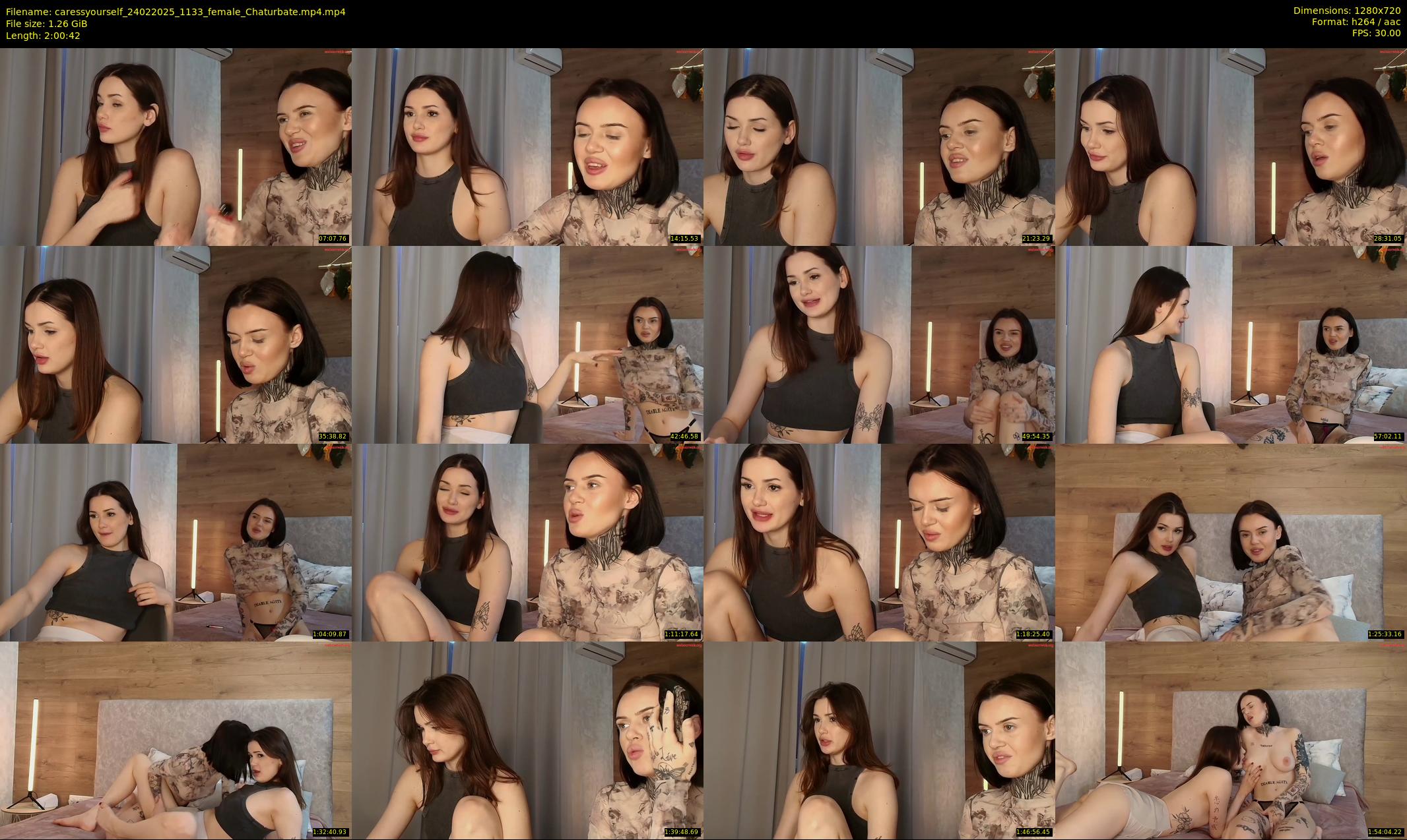 caressyourself — 121 minute Chaturbate female cam show recording, 720p, Feb 24, 2025